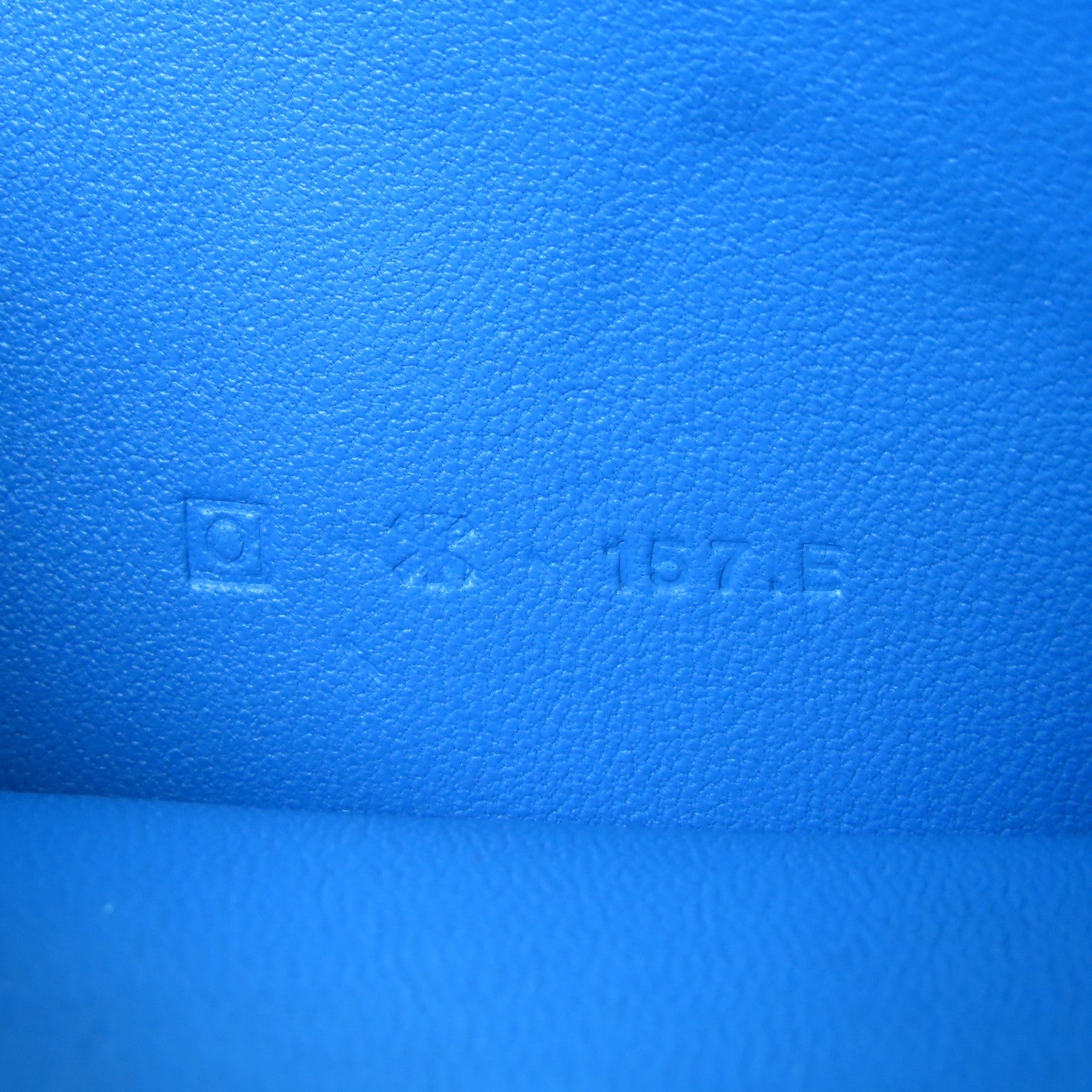 HERMES 【激減優惠】Togo皮革Dogon Long Wallet銀扣長錢包藍色