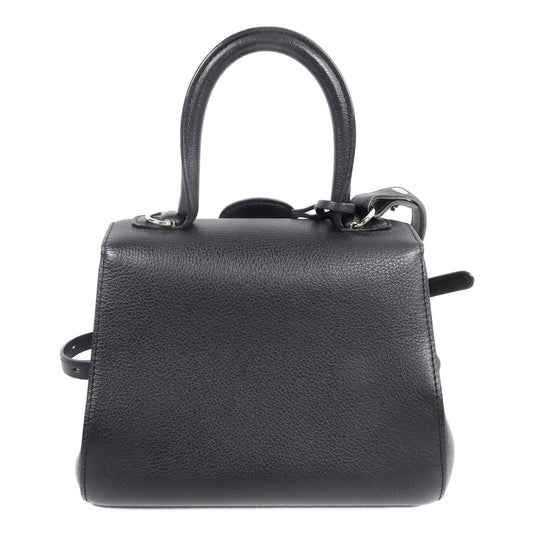 Delvaux 牛皮皮革Brillant Mini手挽肩背兩用袋