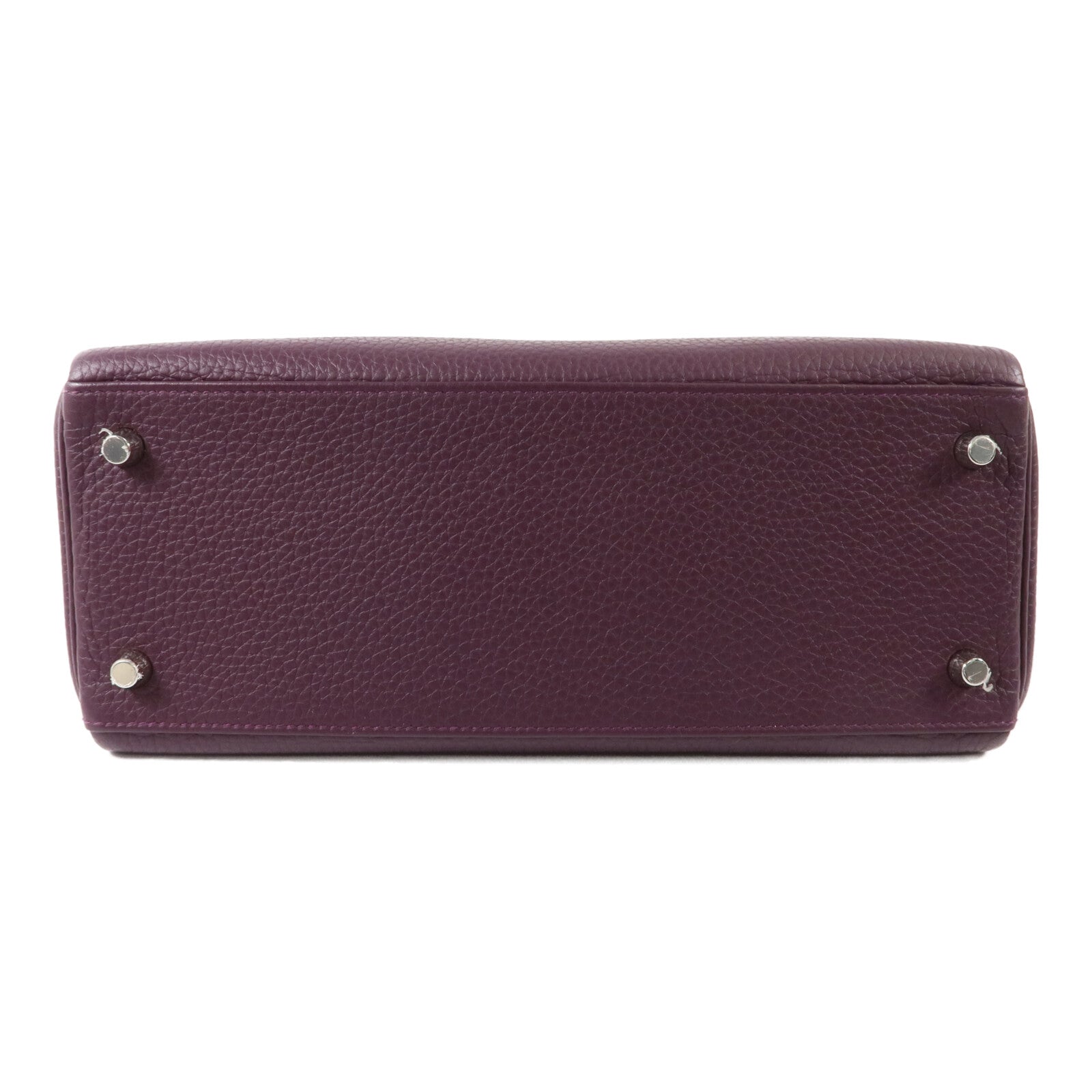 HERMES Togo皮革Kelly 28手挽肩背兩用袋Cassis