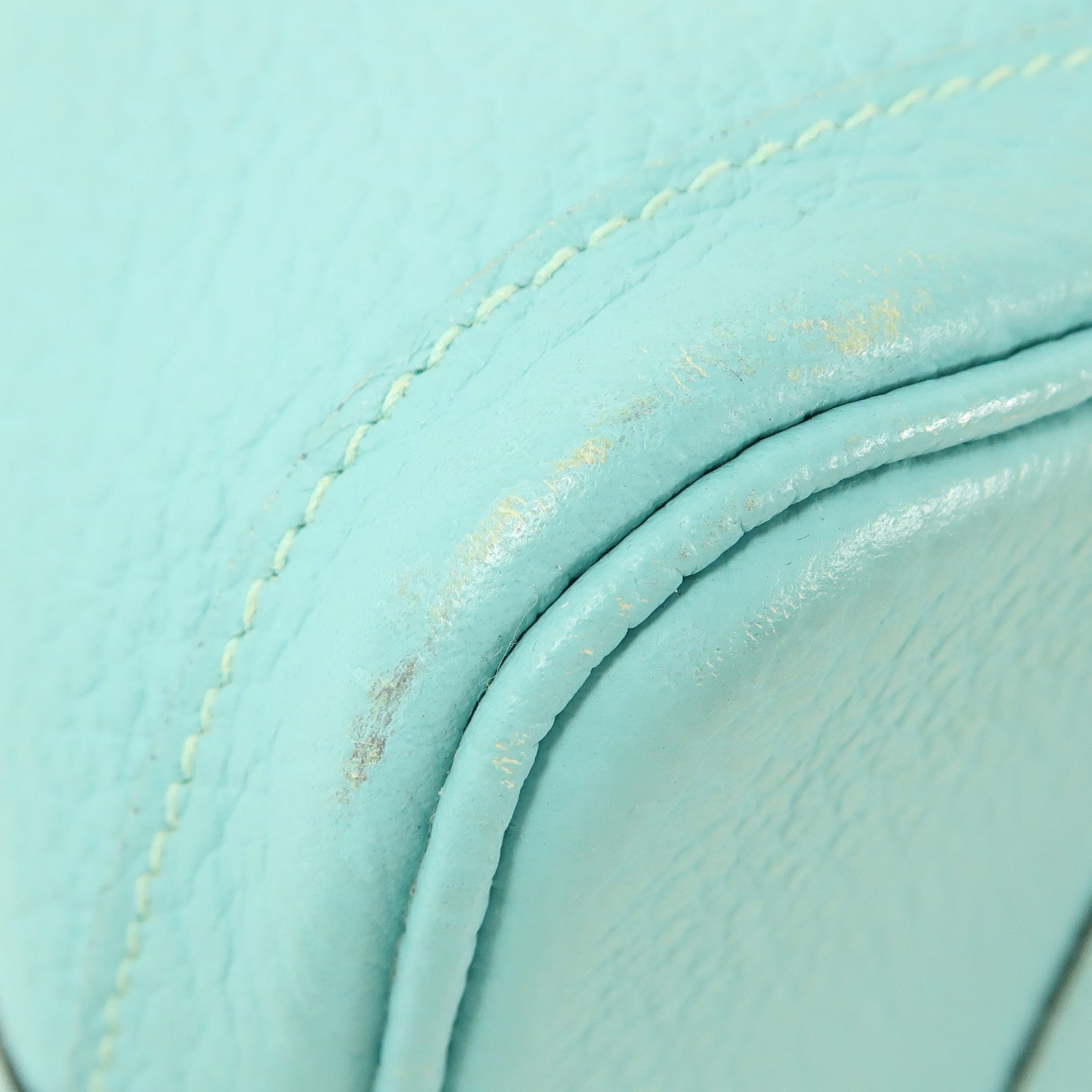 HERMES Country皮革Garden Party TPM銀扣手挽袋3P Bleu Atoll