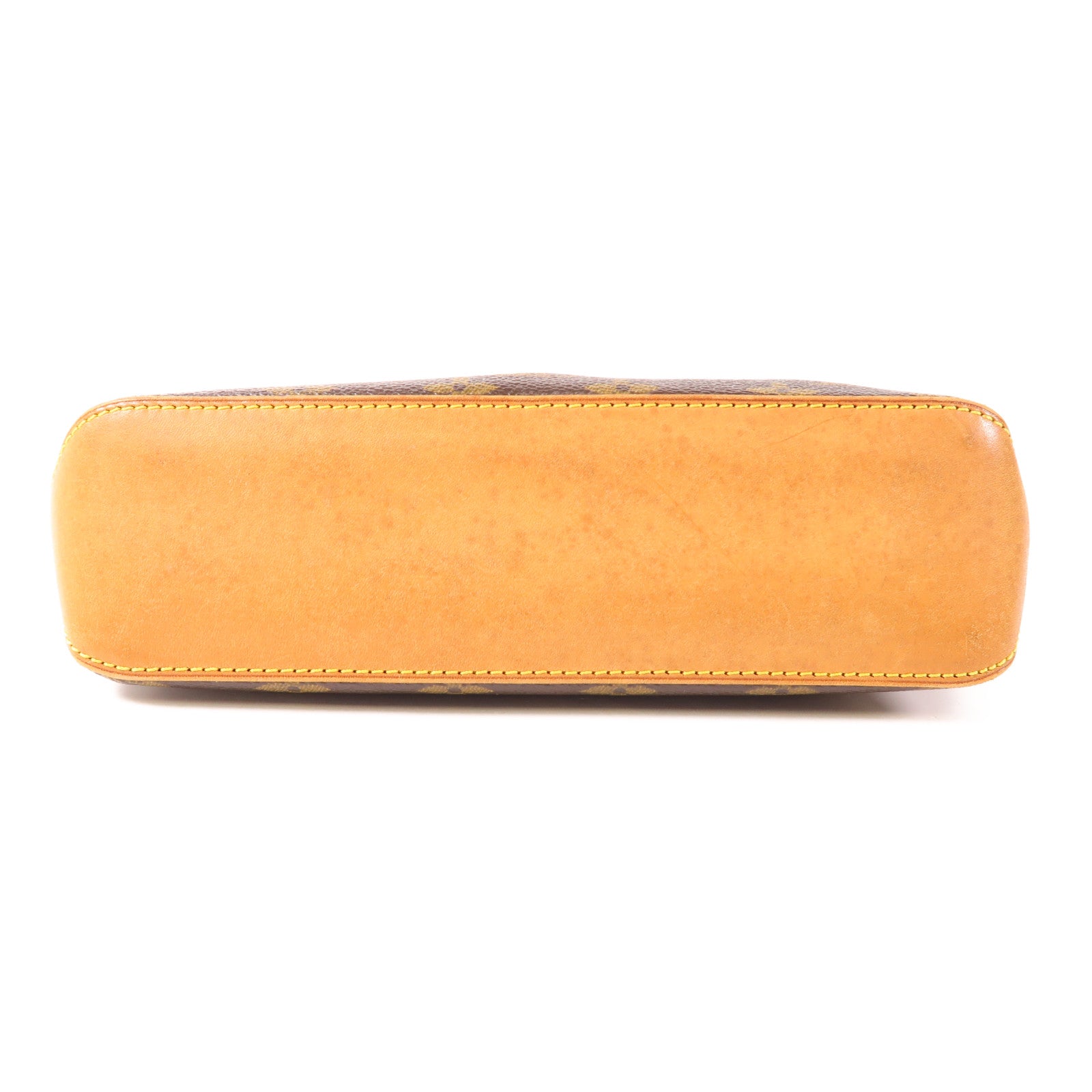 LOUIS VUITTON Monogram Trotteur金扣肩背袋棕色