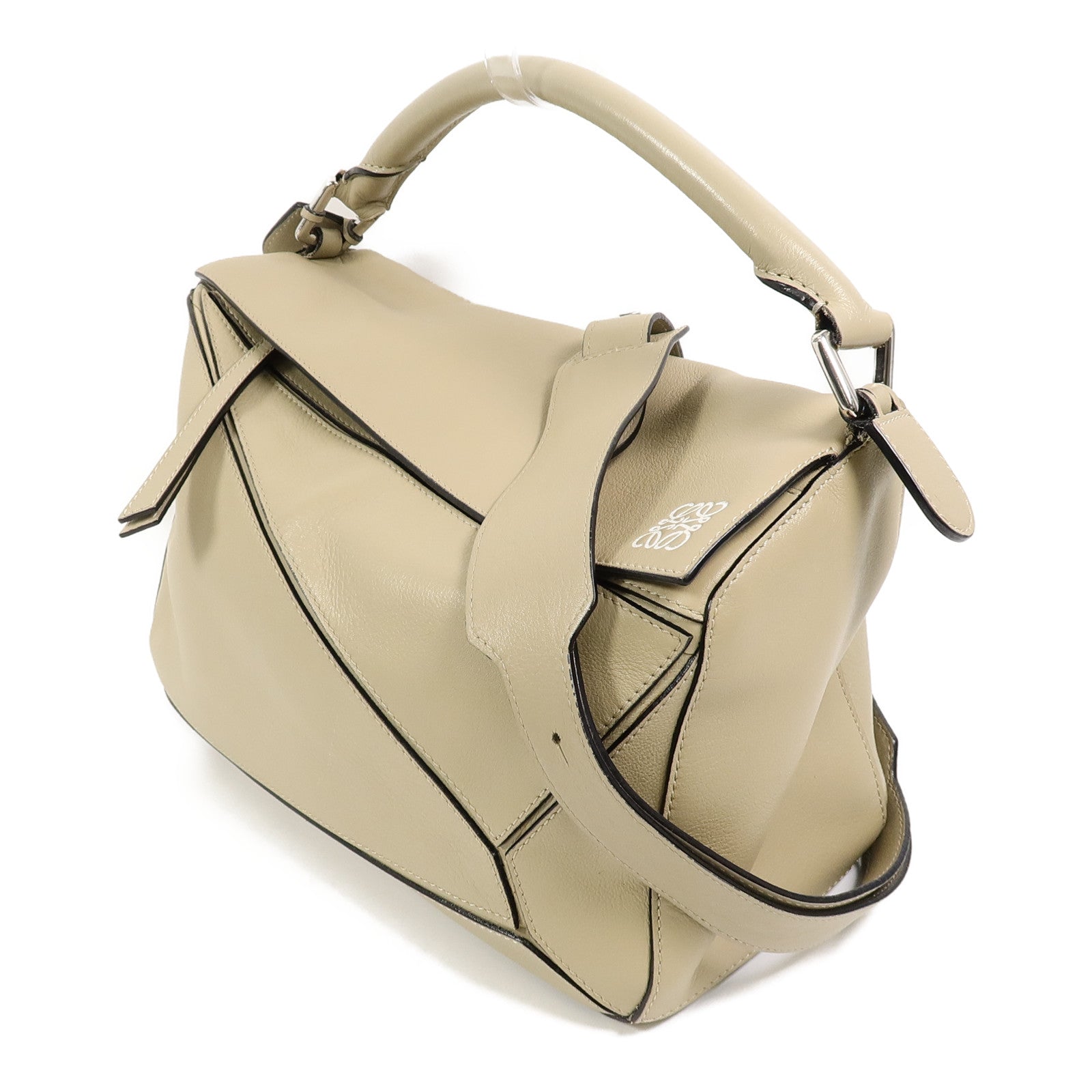 LOEWE 牛皮皮革Puzzle Medium手挽肩背兩用袋