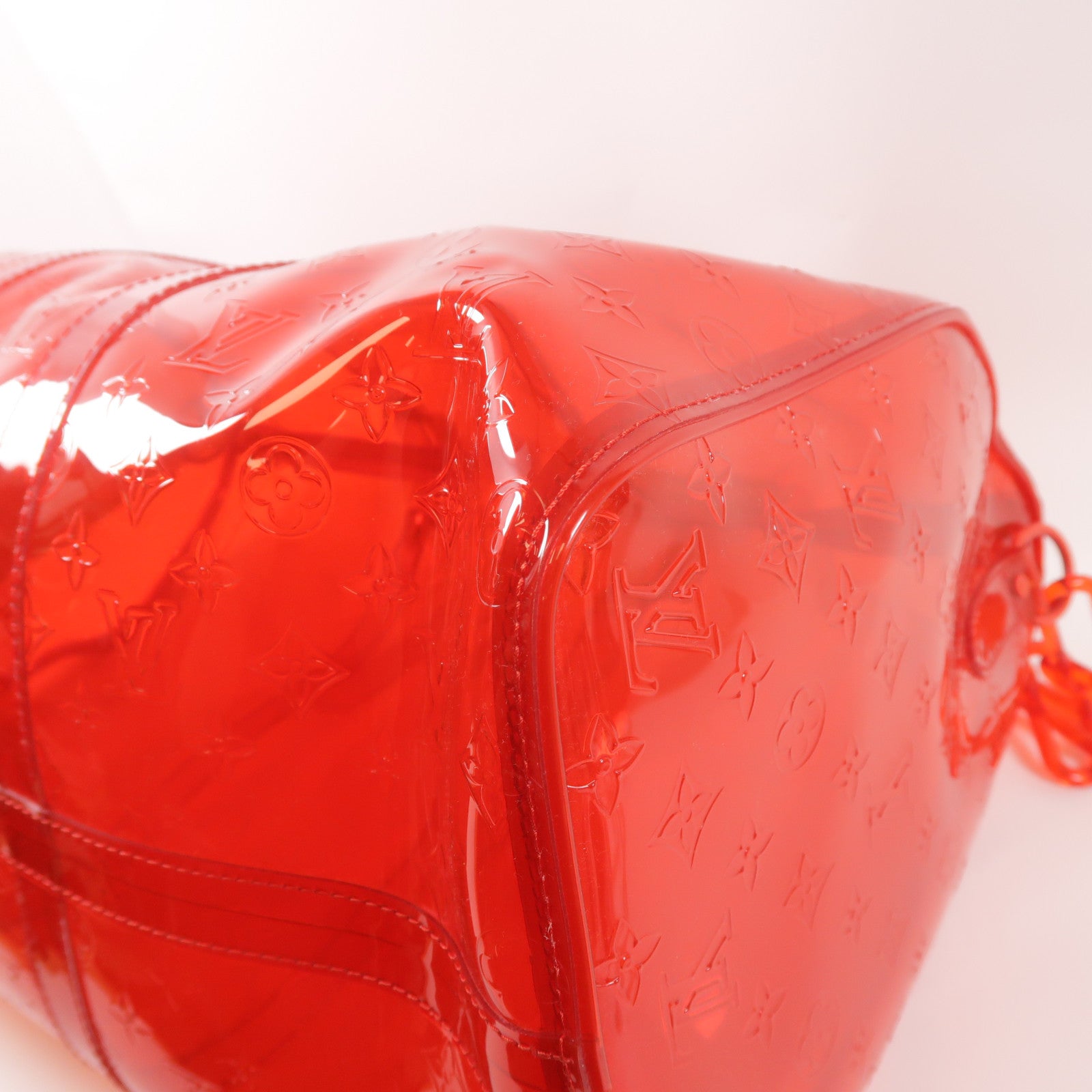 LOUIS VUITTON PVC Keepall 50手挽肩背兩用袋