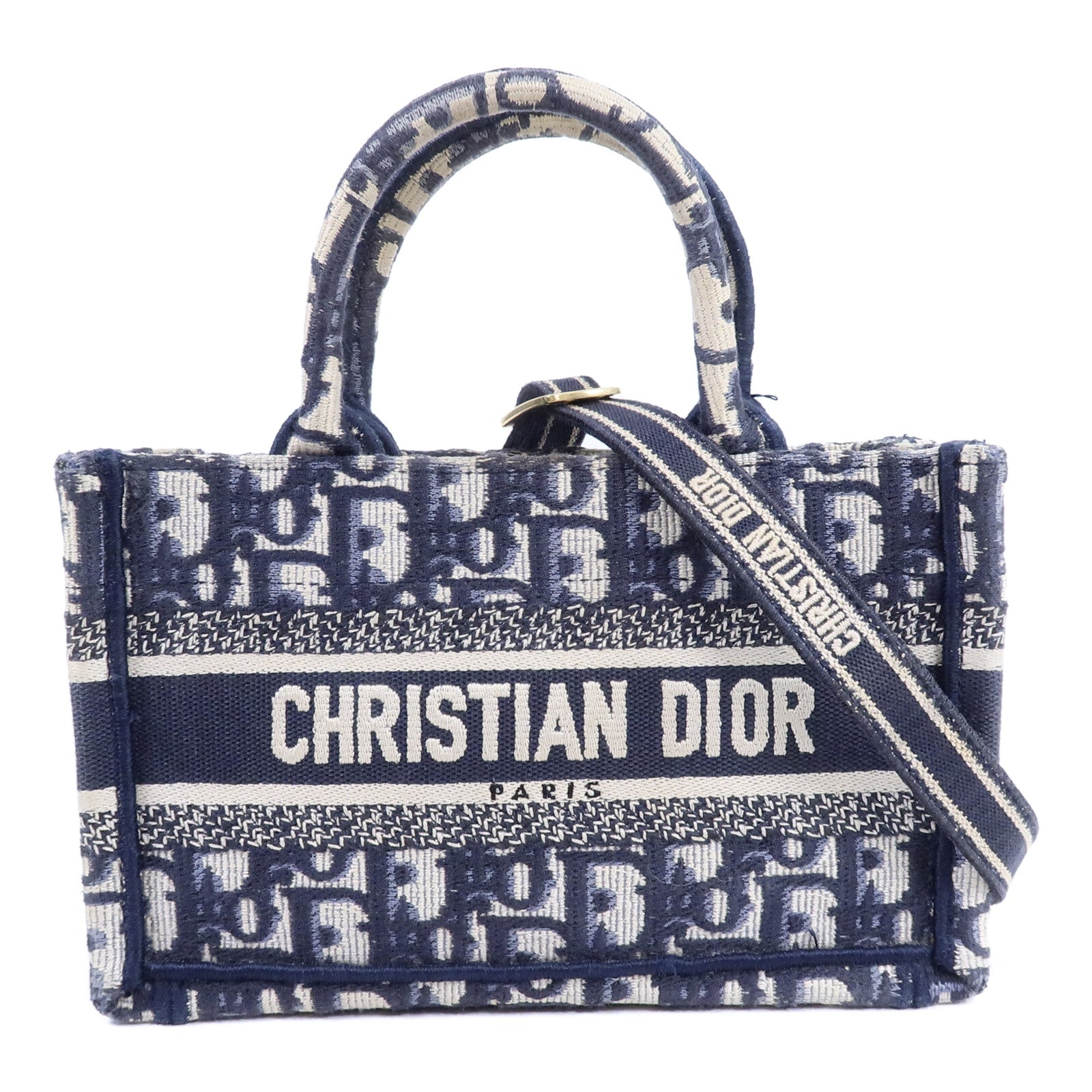 Dior 帆布Book Tote Mini手挽肩背兩用袋