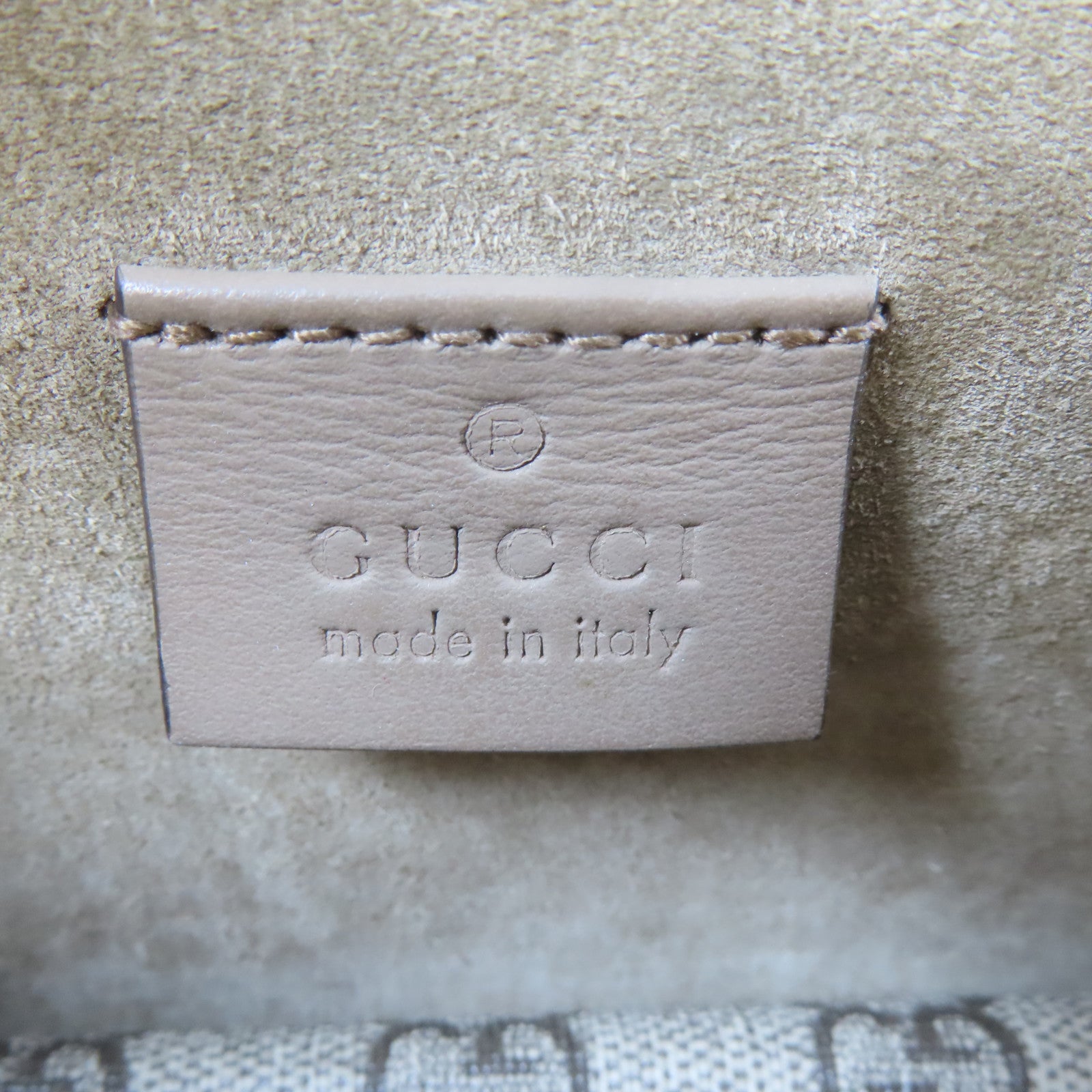 GUCCI 【激減優惠】塗層帆布Small Dionysus銀扣鏈帶肩背袋啡色