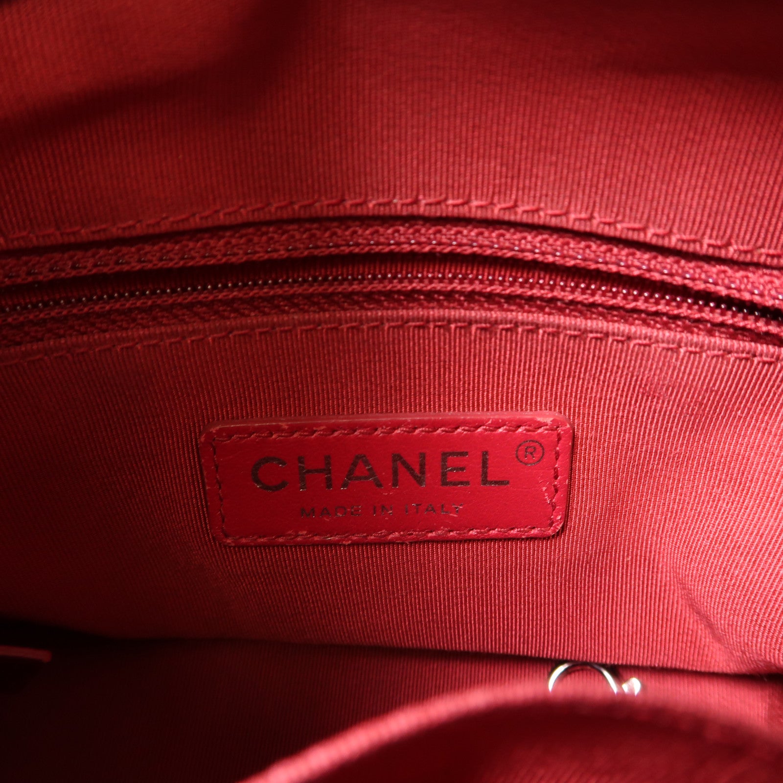 CHANEL 牛皮皮革Gabrielle Small金扣/銀扣鏈帶肩背袋黑色