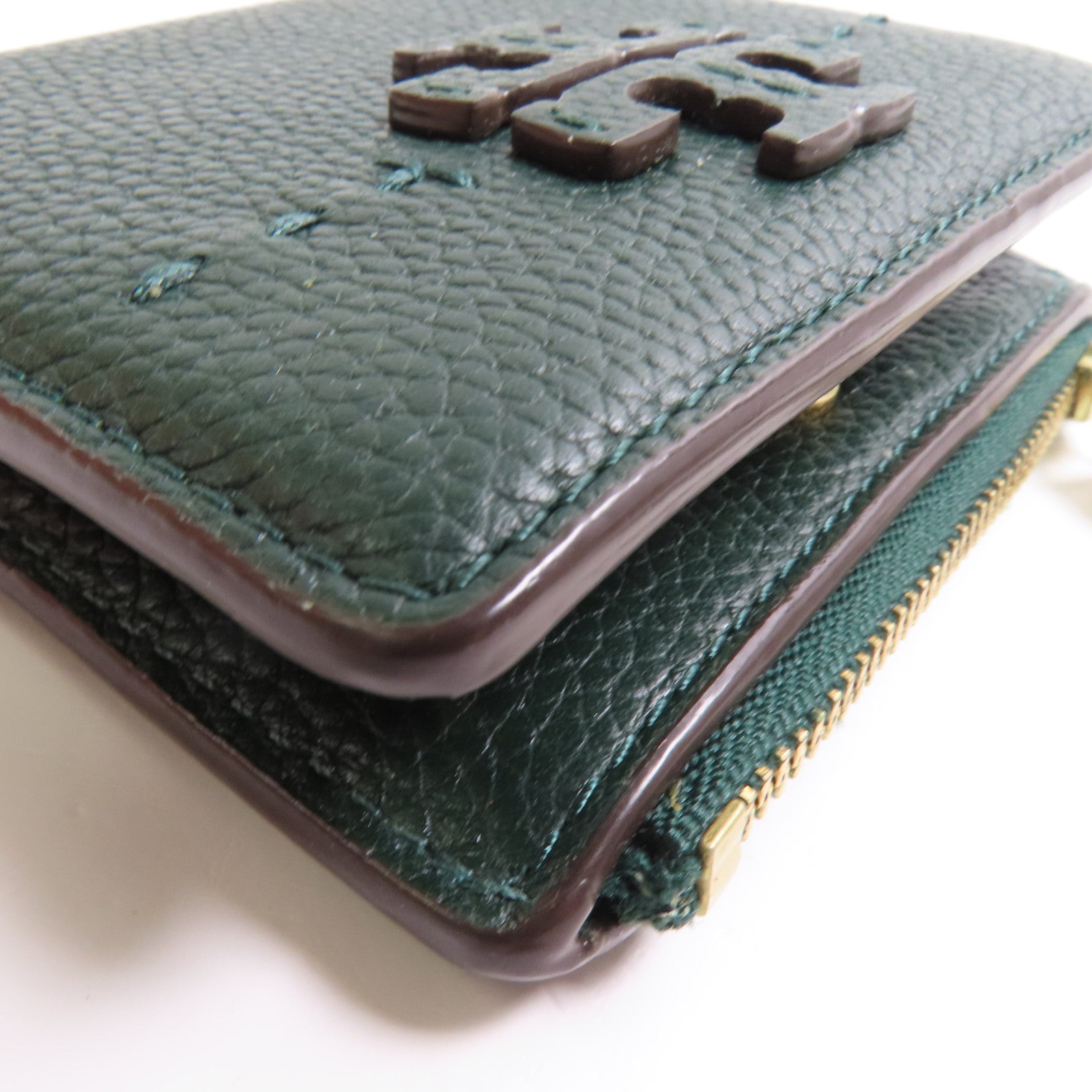 Tory Burch 牛皮皮革Wallet金扣錢包