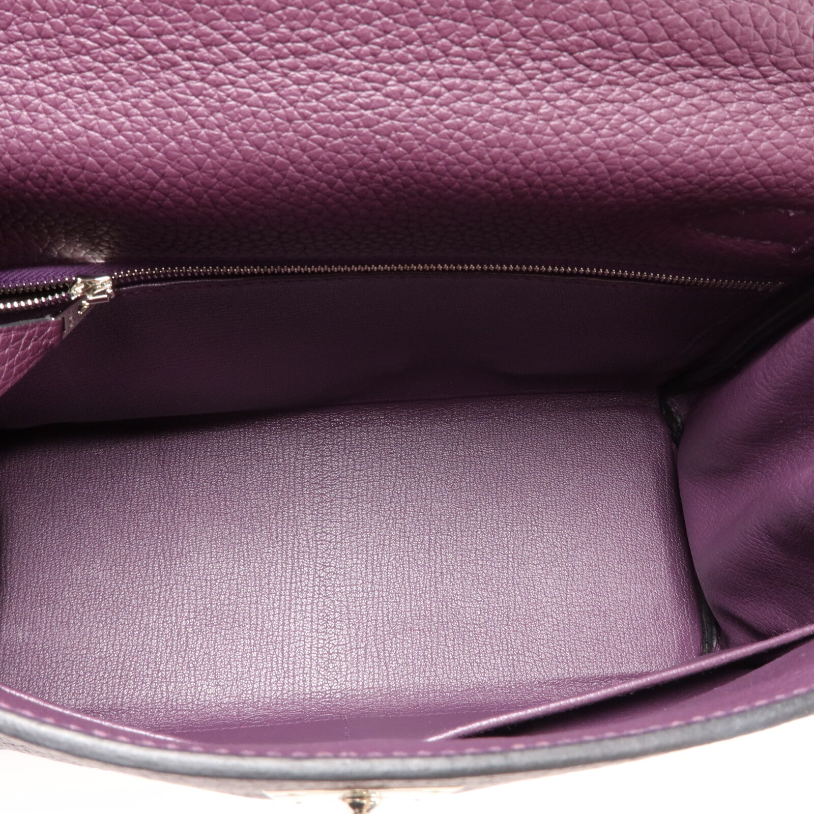 HERMES Togo皮革Kelly 28手挽肩背兩用袋Cassis