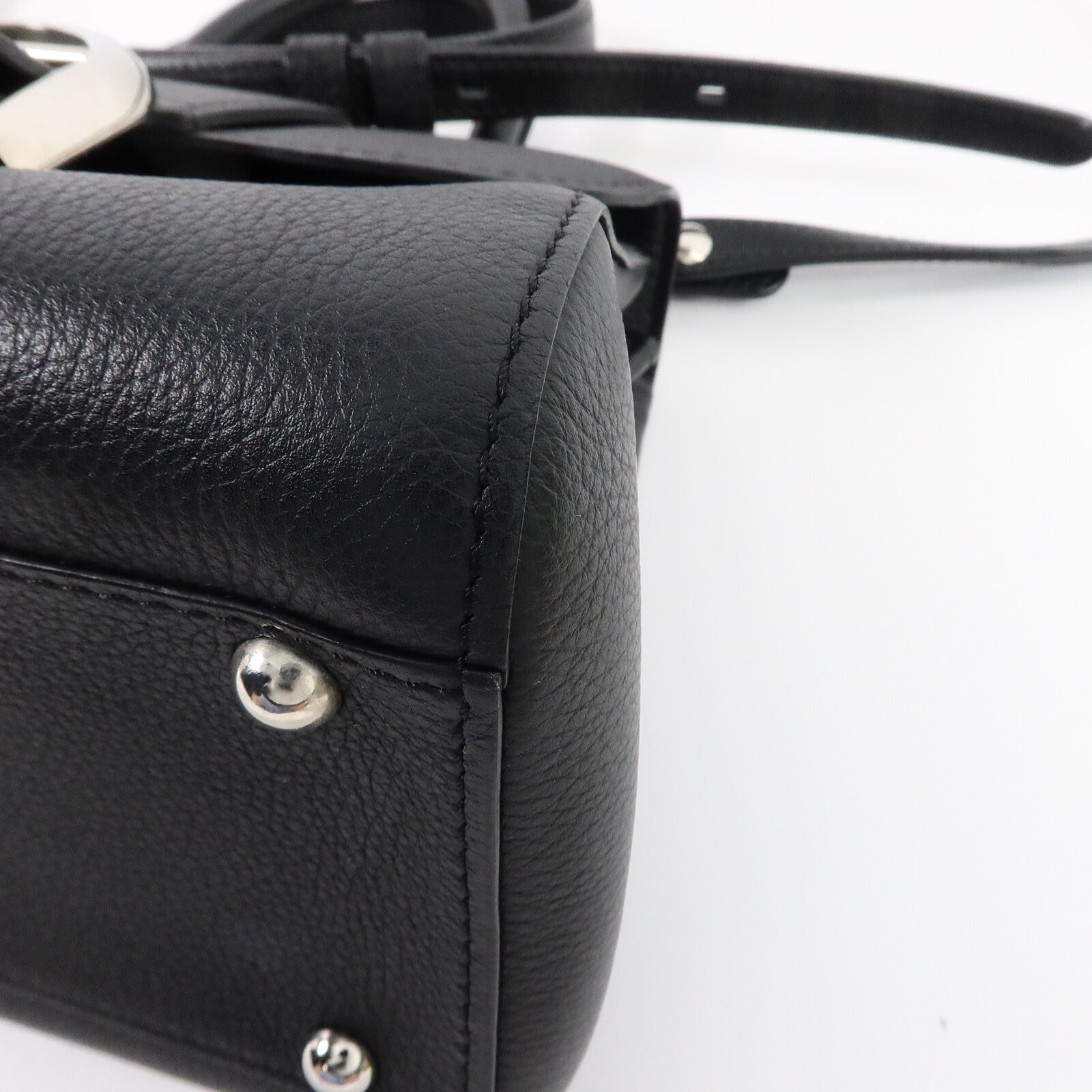 Delvaux 牛皮皮革Brillant Mini手挽肩背兩用袋