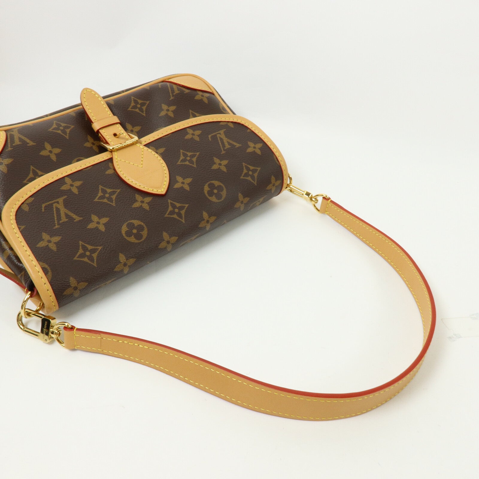 LOUIS VUITTON Monogram Diane金扣手挽肩背兩用袋