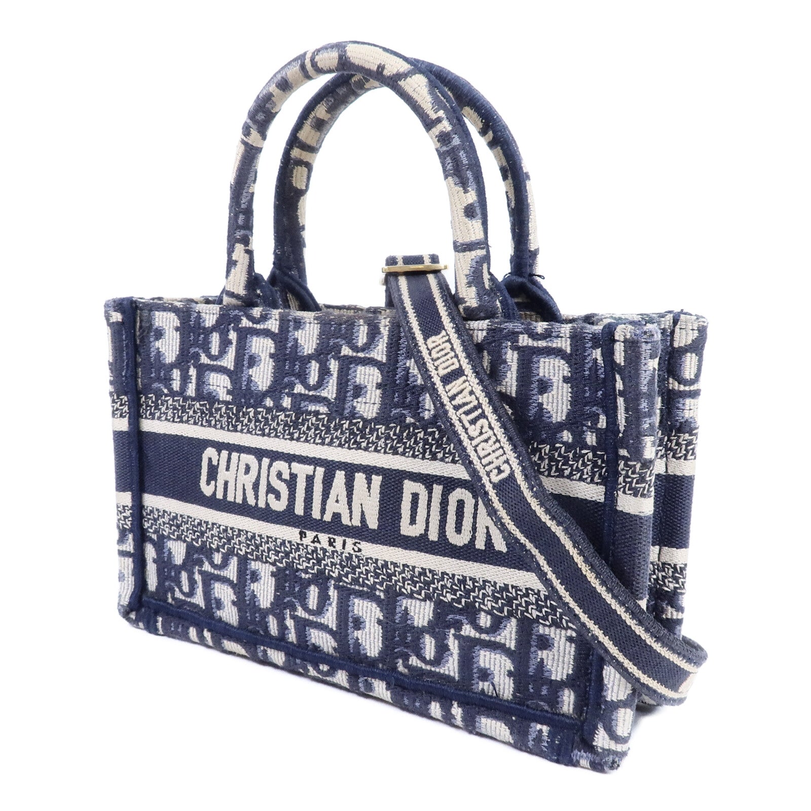 Dior 帆布Book Tote Mini手挽肩背兩用袋