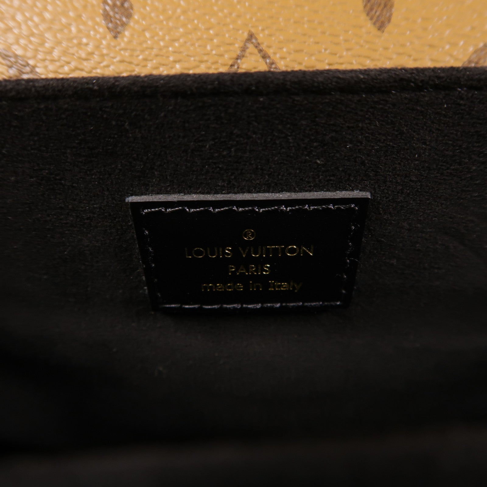 LOUIS VUITTON Monogram Reverse Pochette Metis金扣手挽肩背兩用袋