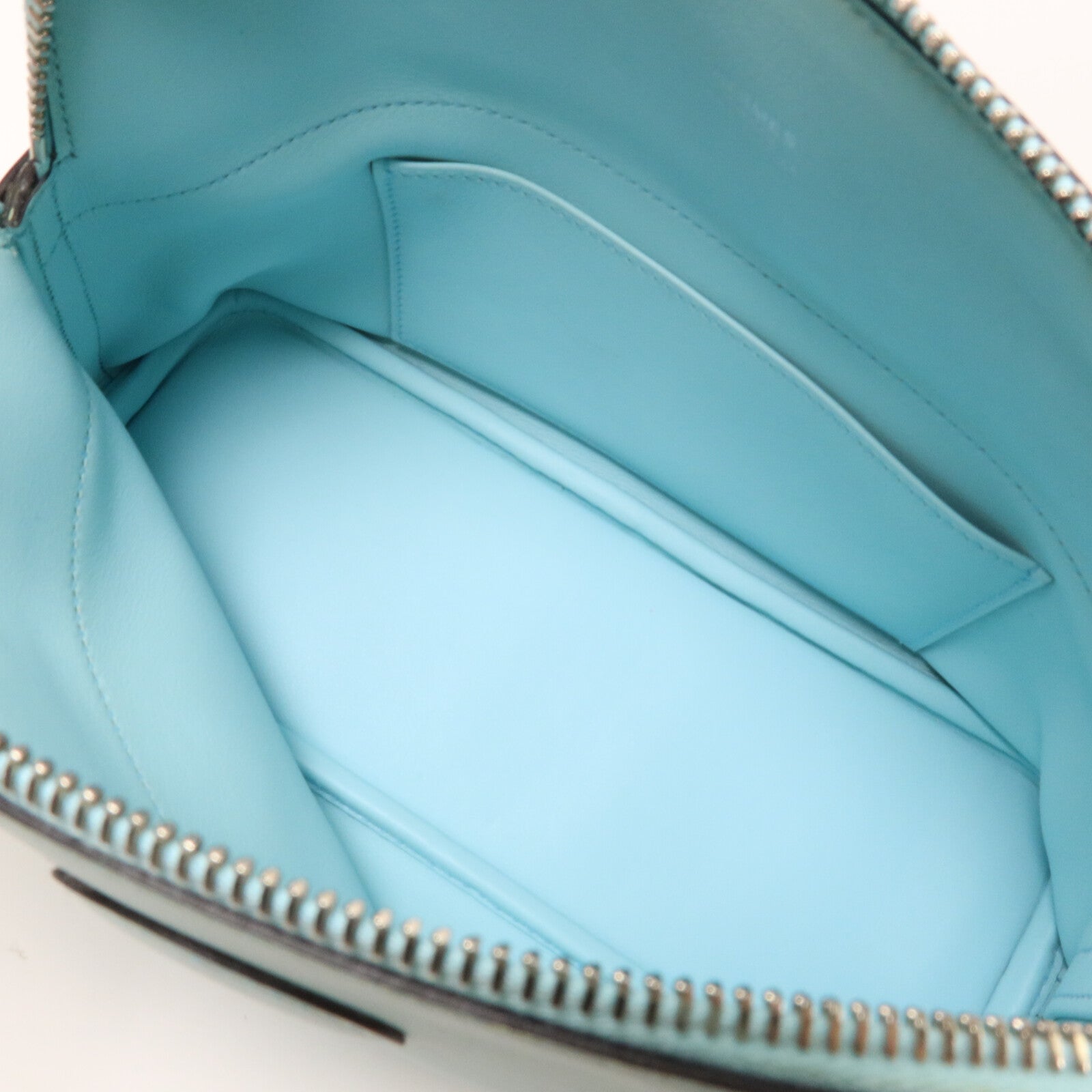 HERMES Swift皮革Bolide 27手挽肩背兩用袋Bleu Zephyr