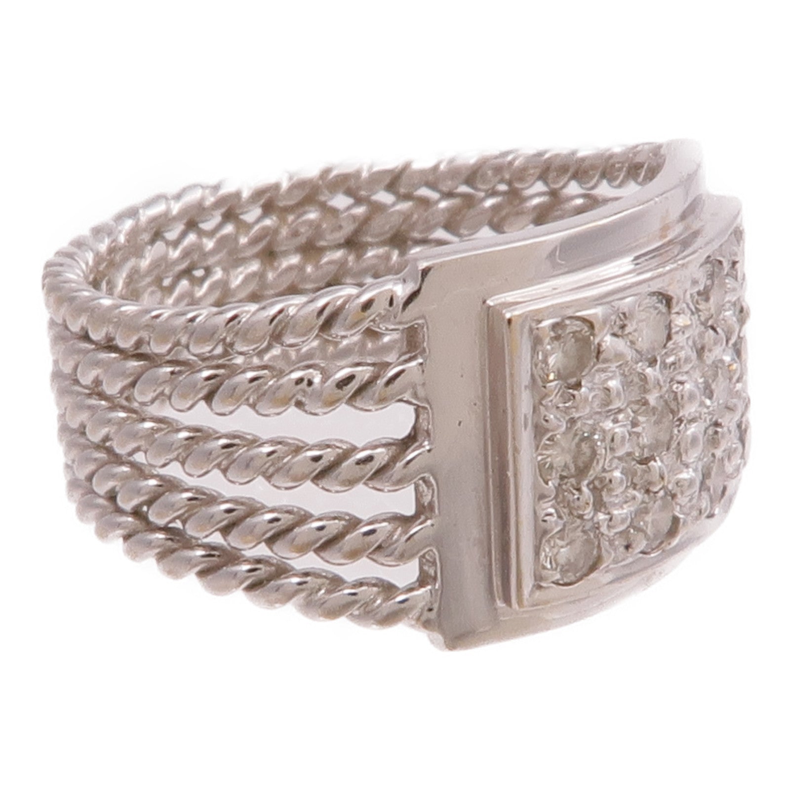 JEWELRY 【激減優惠】18K白金Diamond Ring鑽石戒指US#2.75