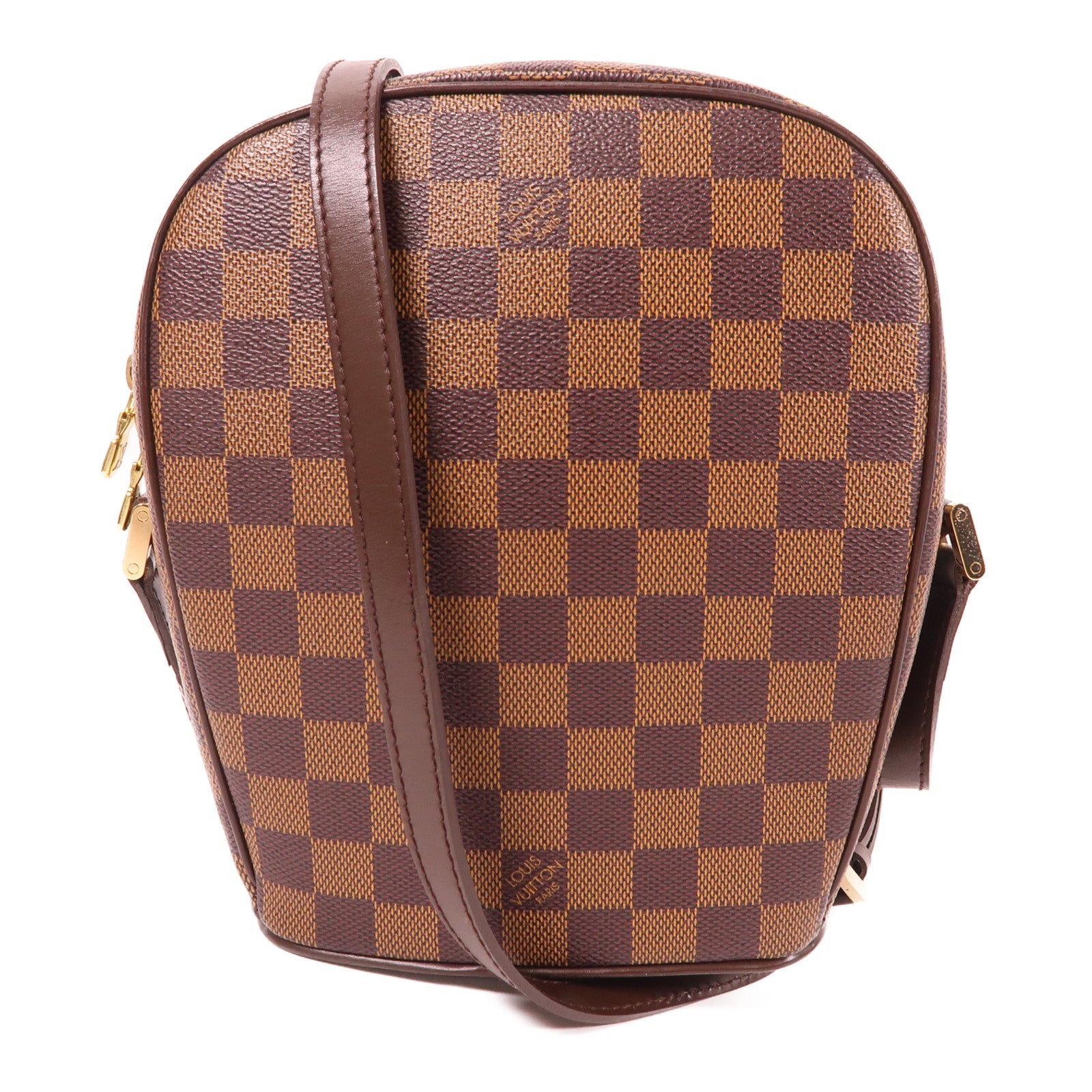 LOUIS VUITTON Damier Ipanema PM金扣肩背袋