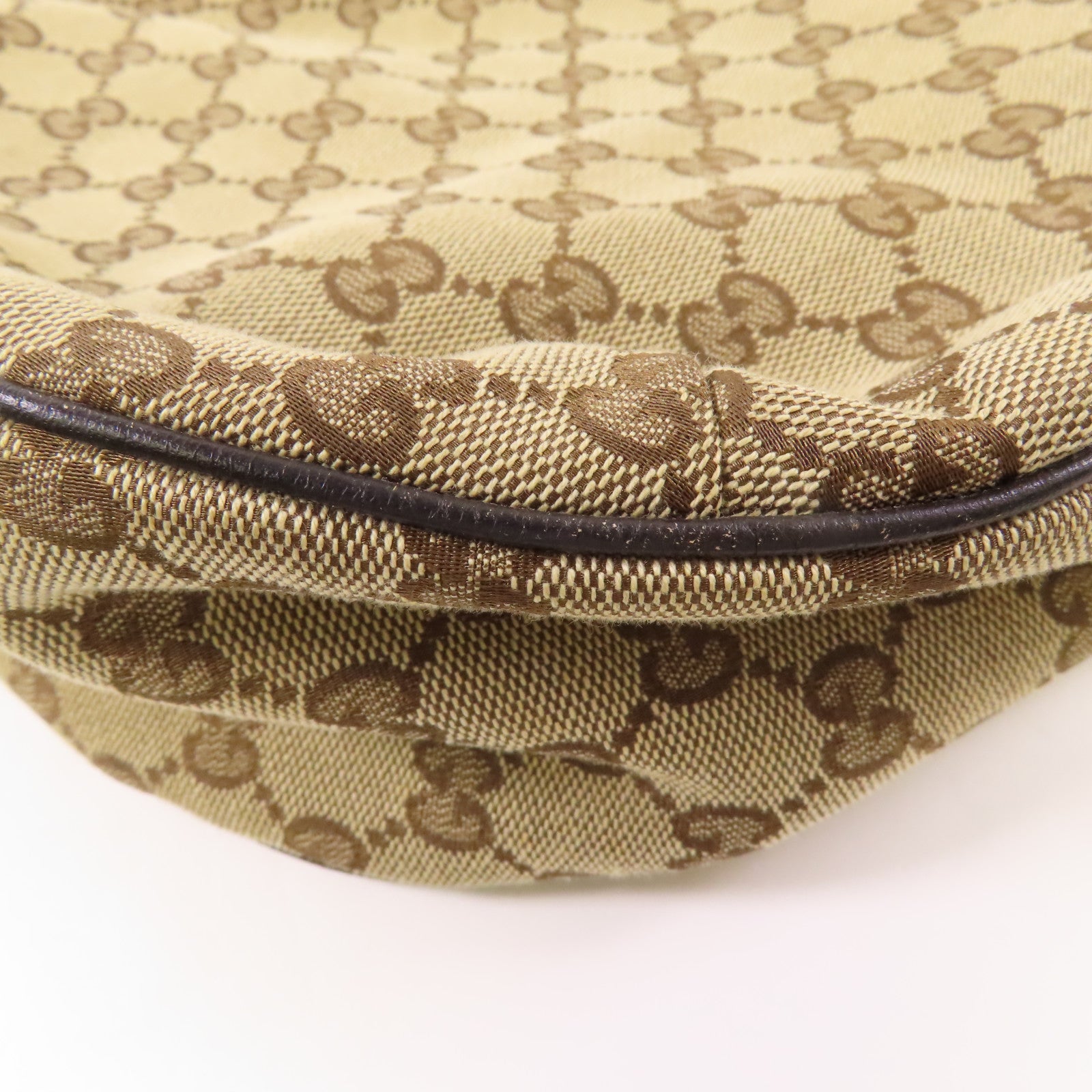GUCCI 帆布New Web Guccissima金扣肩背袋