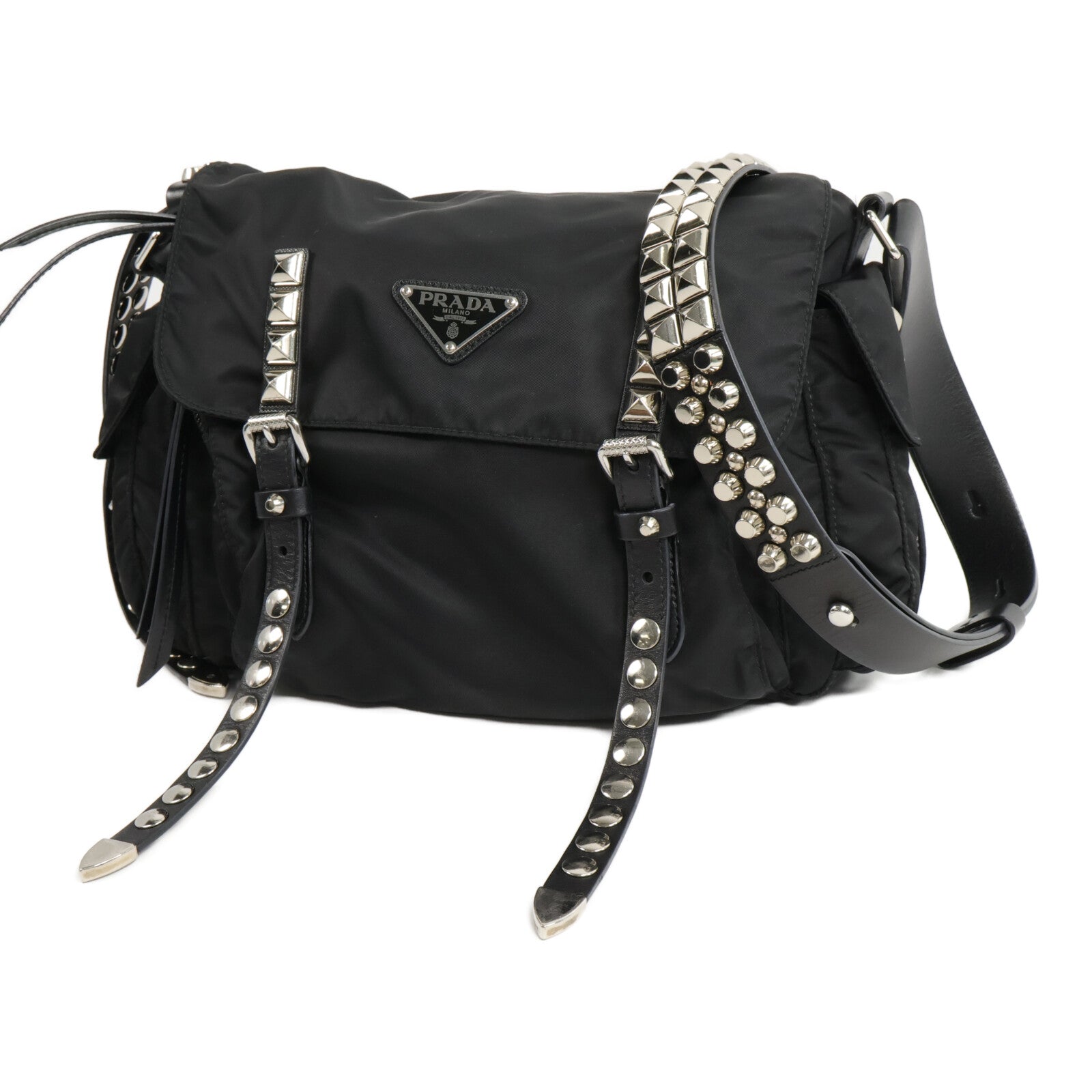 PRADA 尼龍Messenger Bag手挽肩背兩用袋