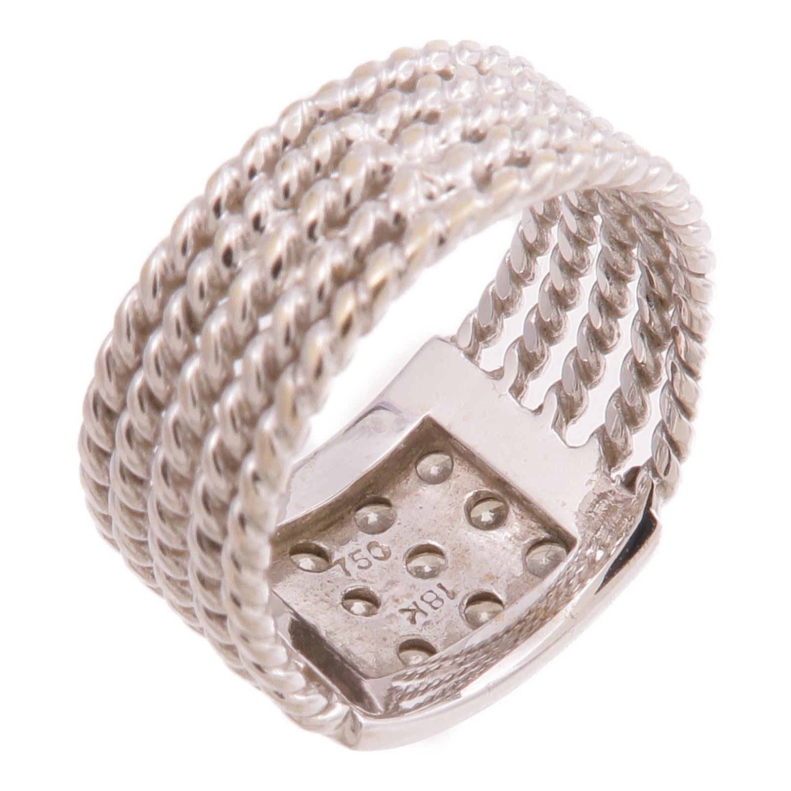 JEWELRY 【激減優惠】18K白金Diamond Ring鑽石戒指US#2.75