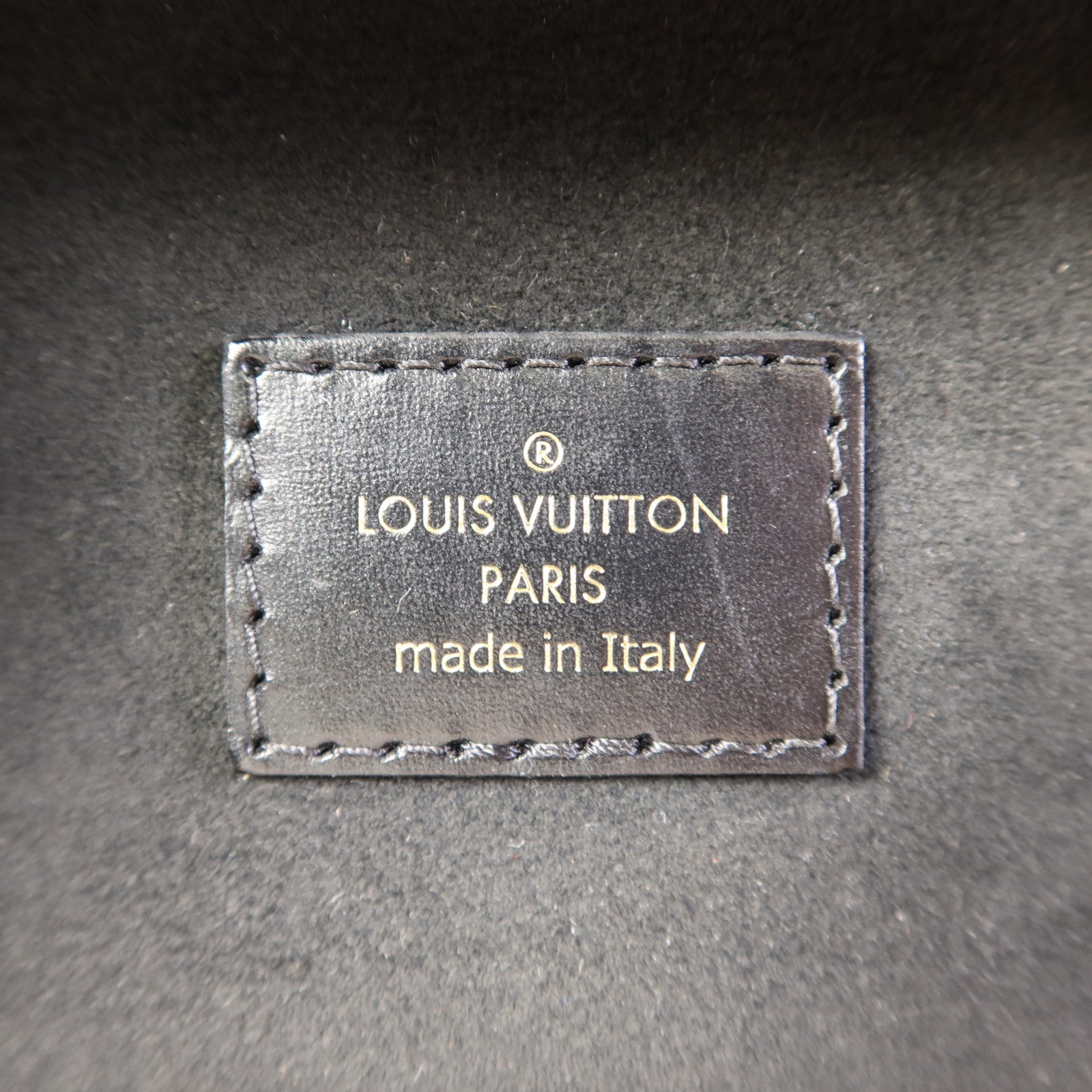 LOUIS VUITTON Monogram Reverse Vanity PM金扣手挽肩背兩用袋棕色