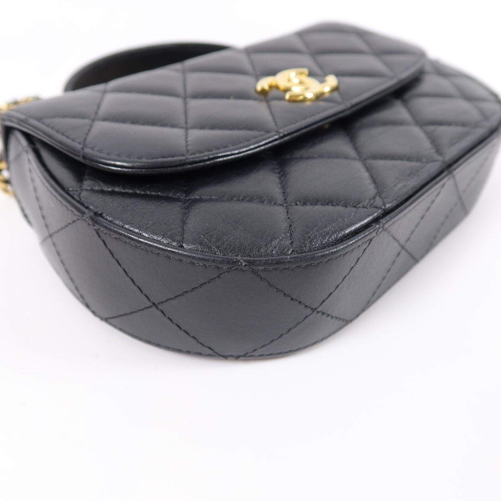 CHANEL 牛皮皮革Chain Shoulder鏈帶肩背袋