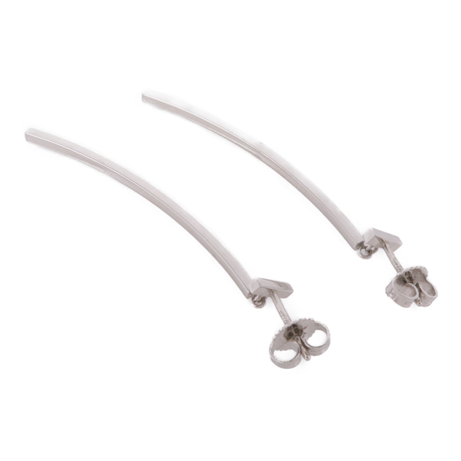 TIFFANY＆CO 【激減優惠】18K白金T Bar Earrings耳環