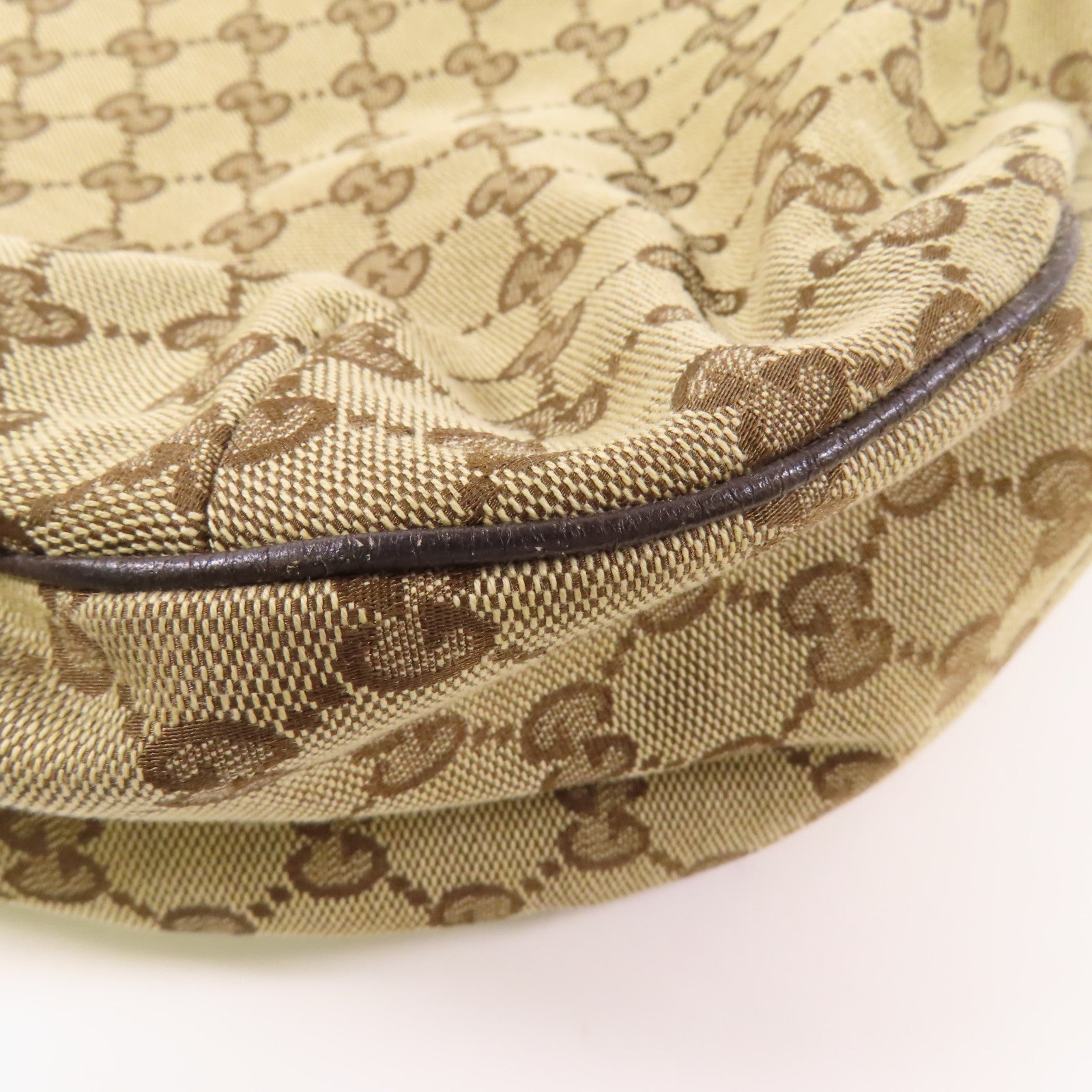 GUCCI 帆布New Web Guccissima金扣肩背袋