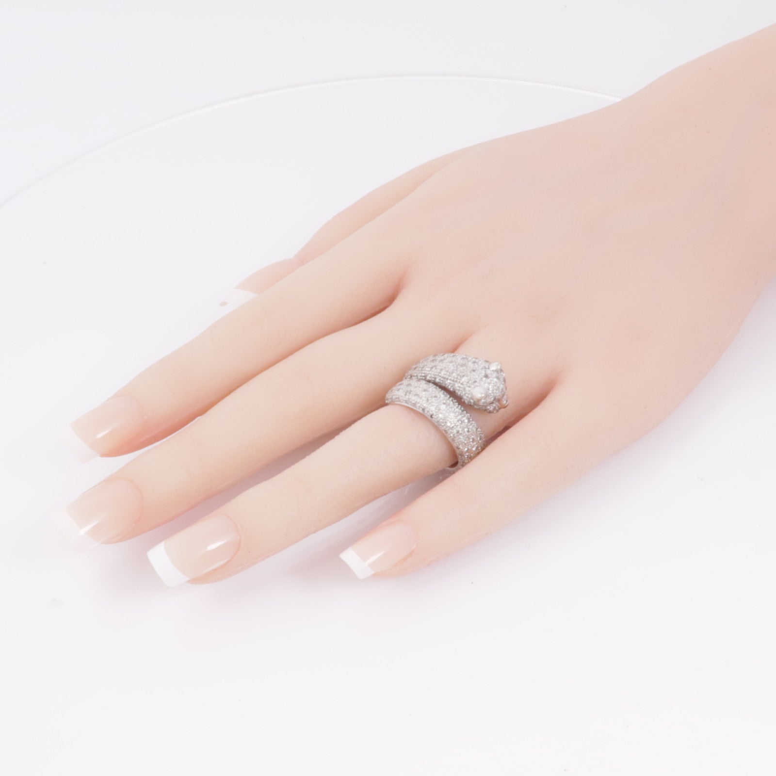 JEWELRY 【激減優惠】18K白金Diamond Ring鑽石戒指US#7.25