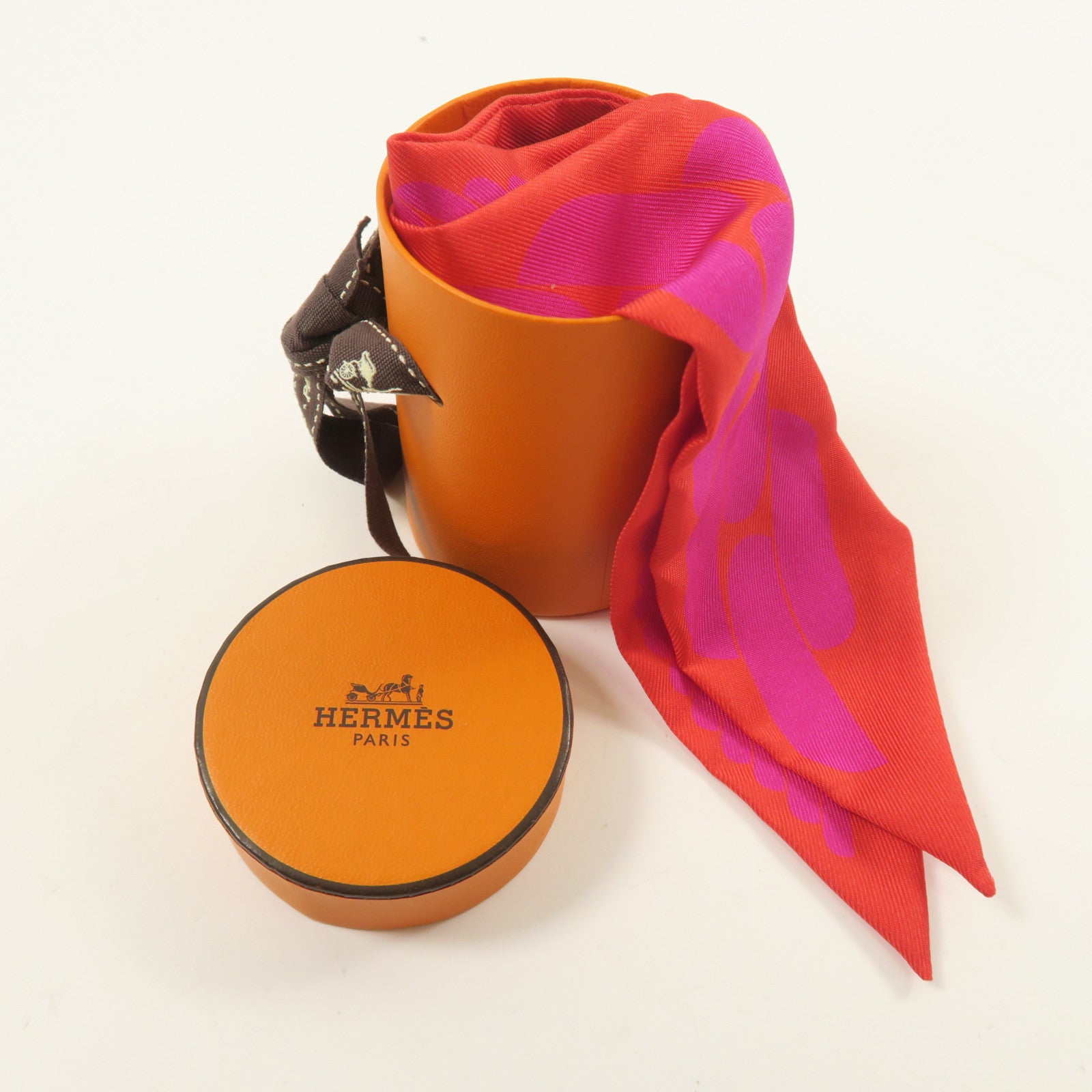 HERMES 絲質Twilly絲巾