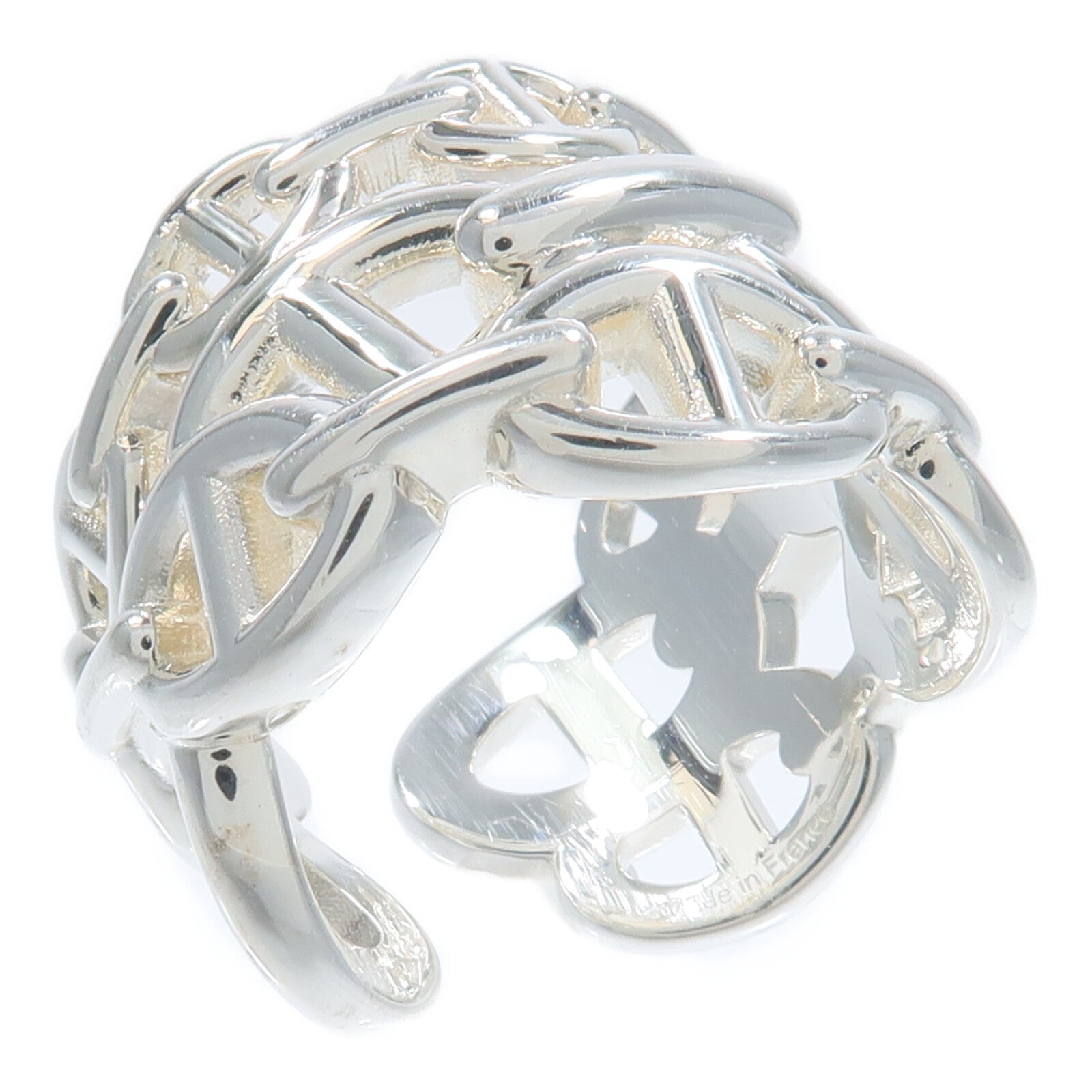 HERMES 925純銀Chaine d'Ancre Enchainee戒指