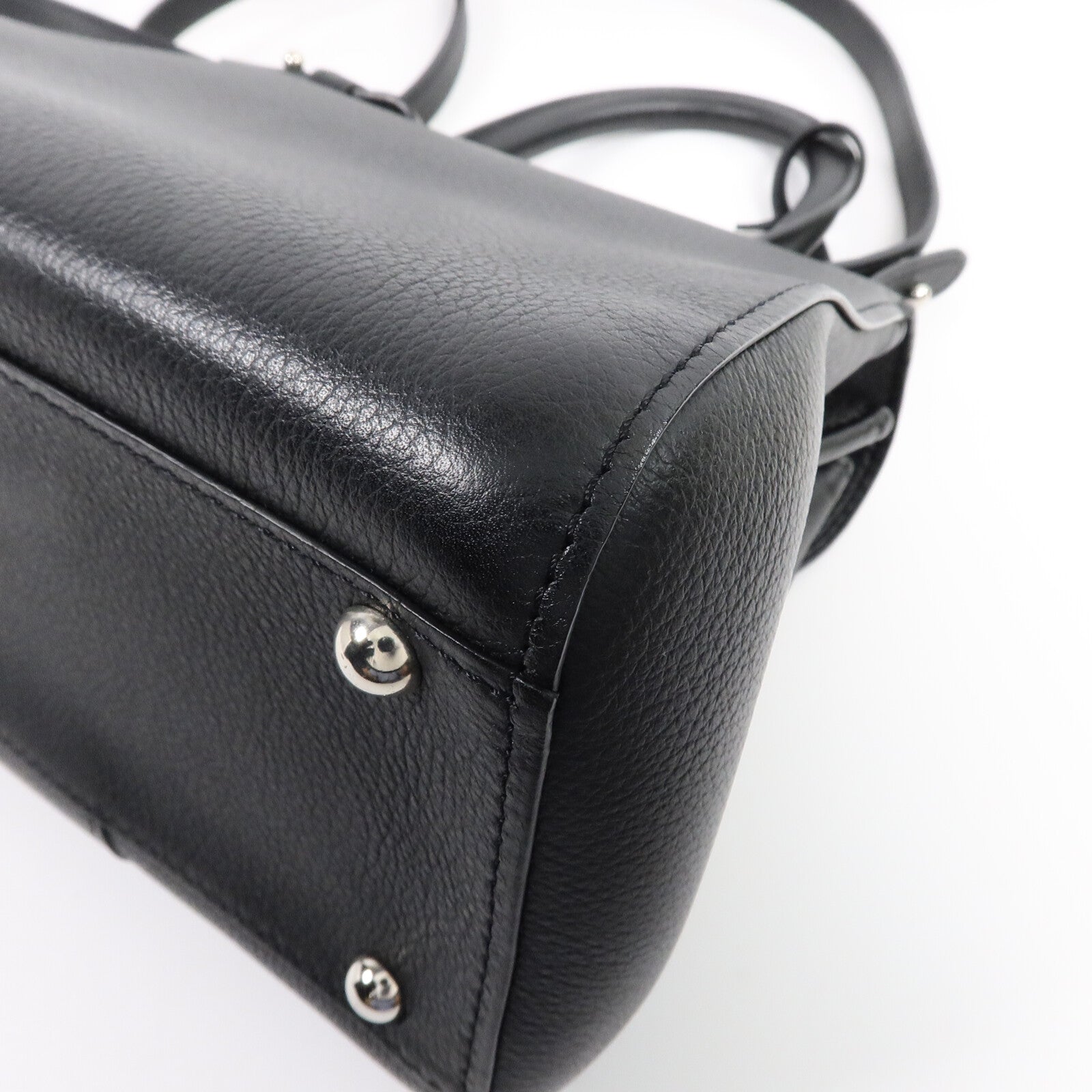Delvaux 牛皮皮革Brillant Mini手挽肩背兩用袋