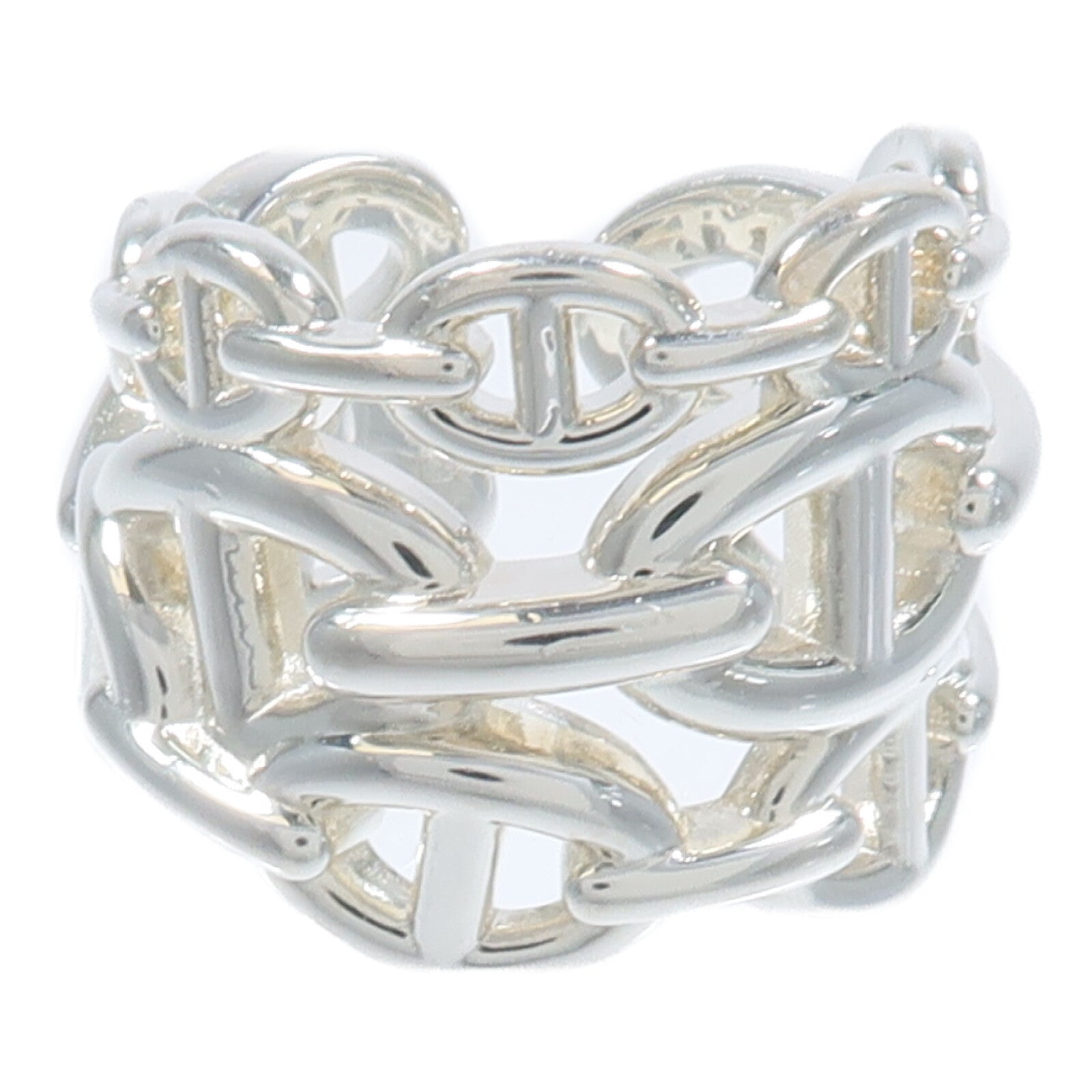HERMES 925純銀Chaine d'Ancre Enchainee戒指