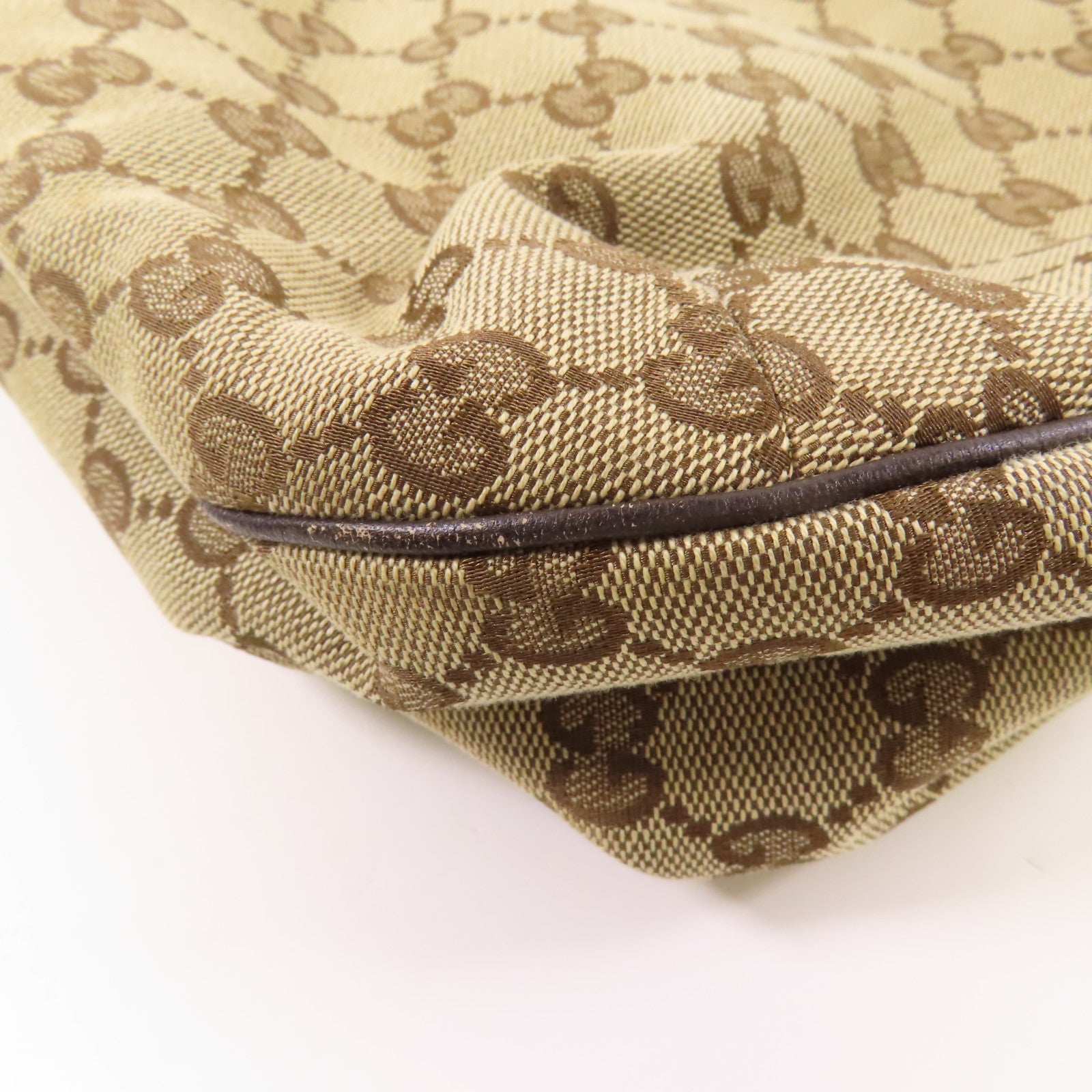 GUCCI 帆布New Web Guccissima金扣肩背袋
