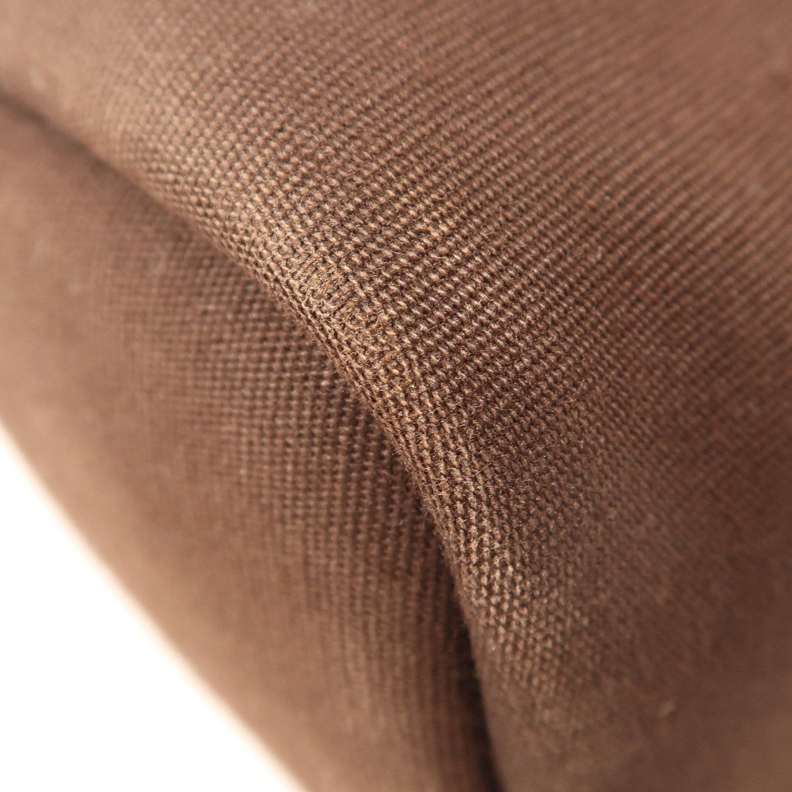 HERMES 帆布Herbag PM金扣手挽肩背兩用袋啡色