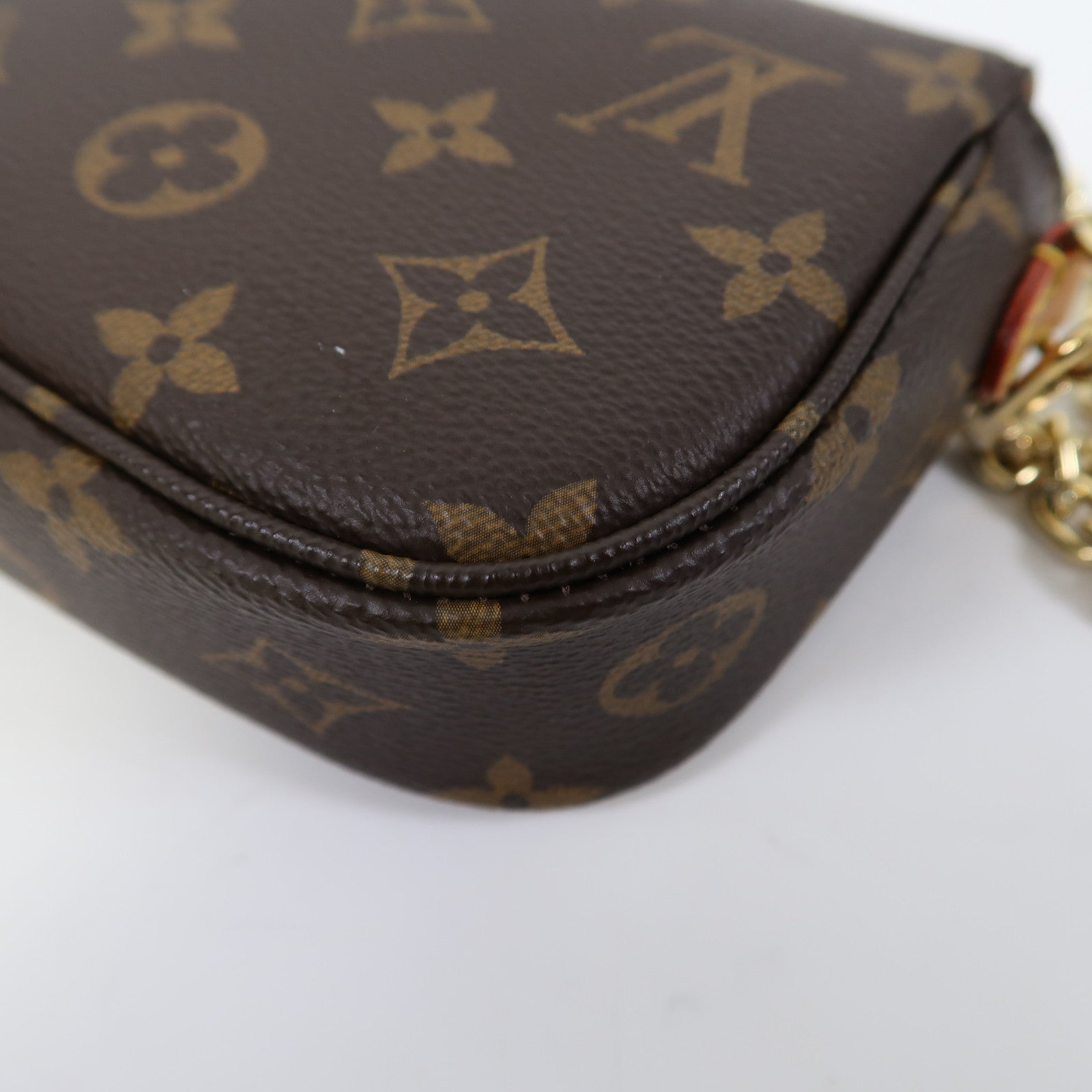 LOUIS VUITTON Monogram Wallet on Chain Ivy金扣肩背袋啡色