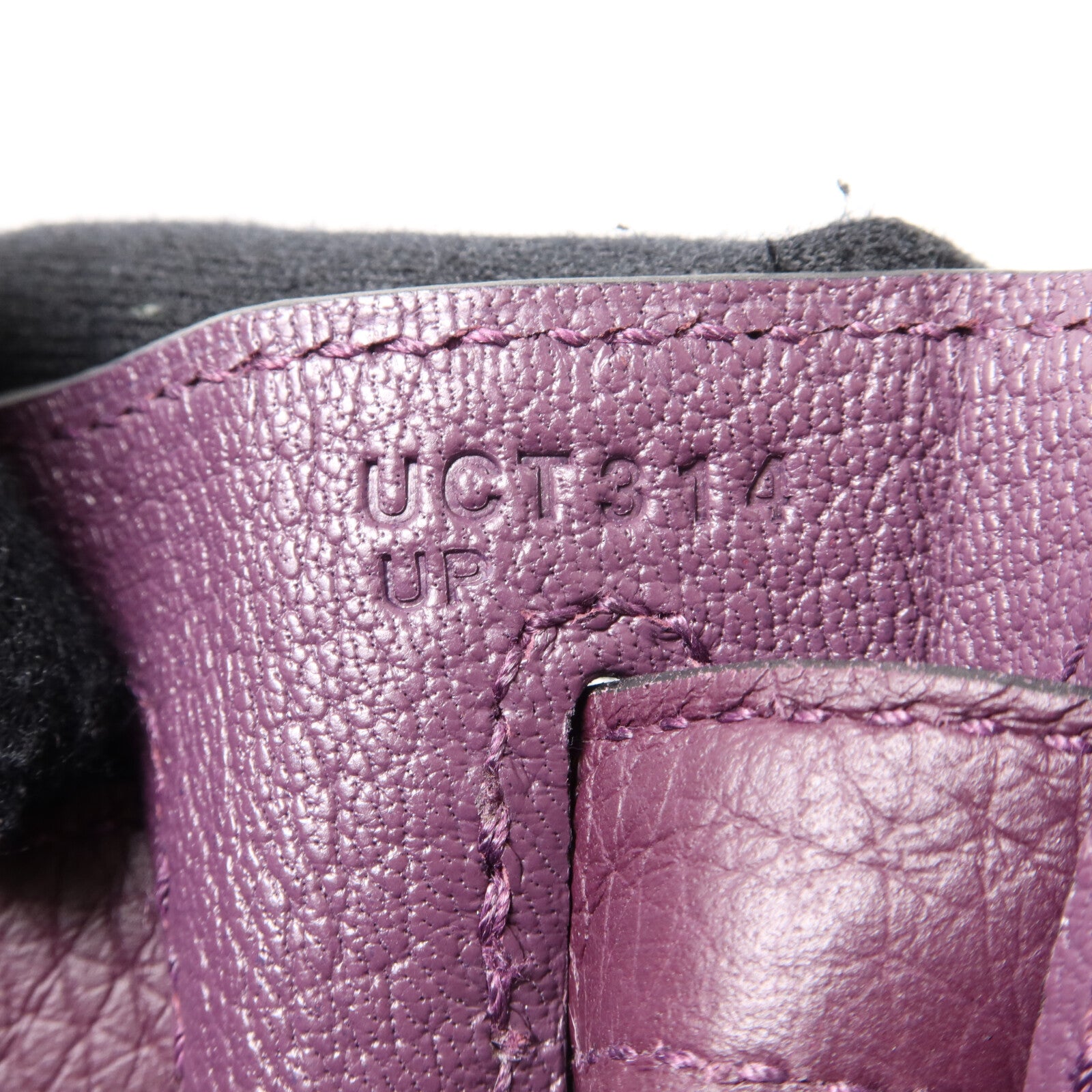 HERMES Togo皮革Kelly 28手挽肩背兩用袋Cassis
