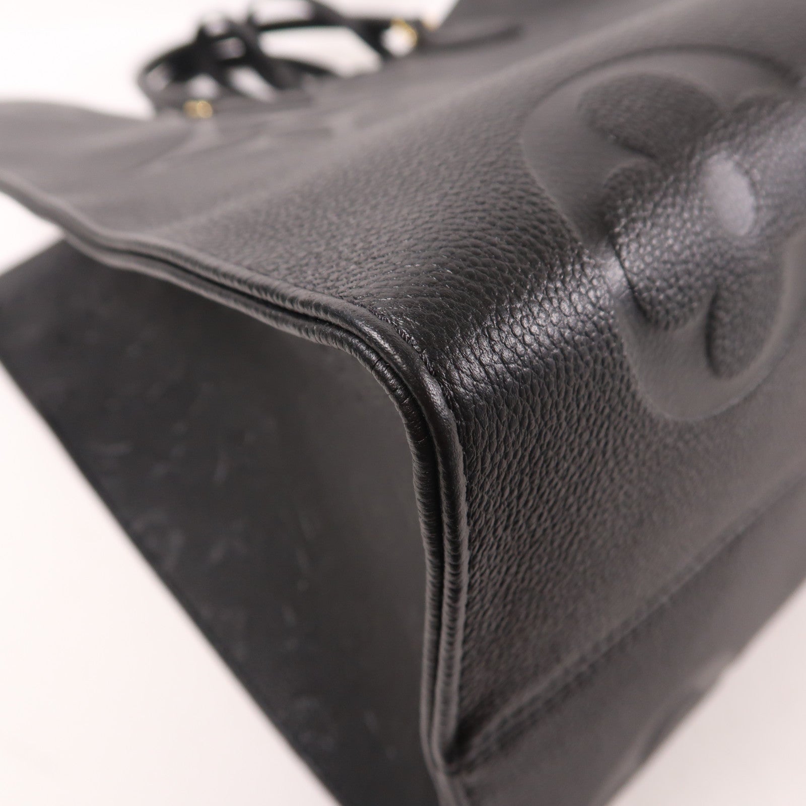 LOUIS VUITTON Monogram Empreinte On The Go GM金扣手挽肩背兩用袋