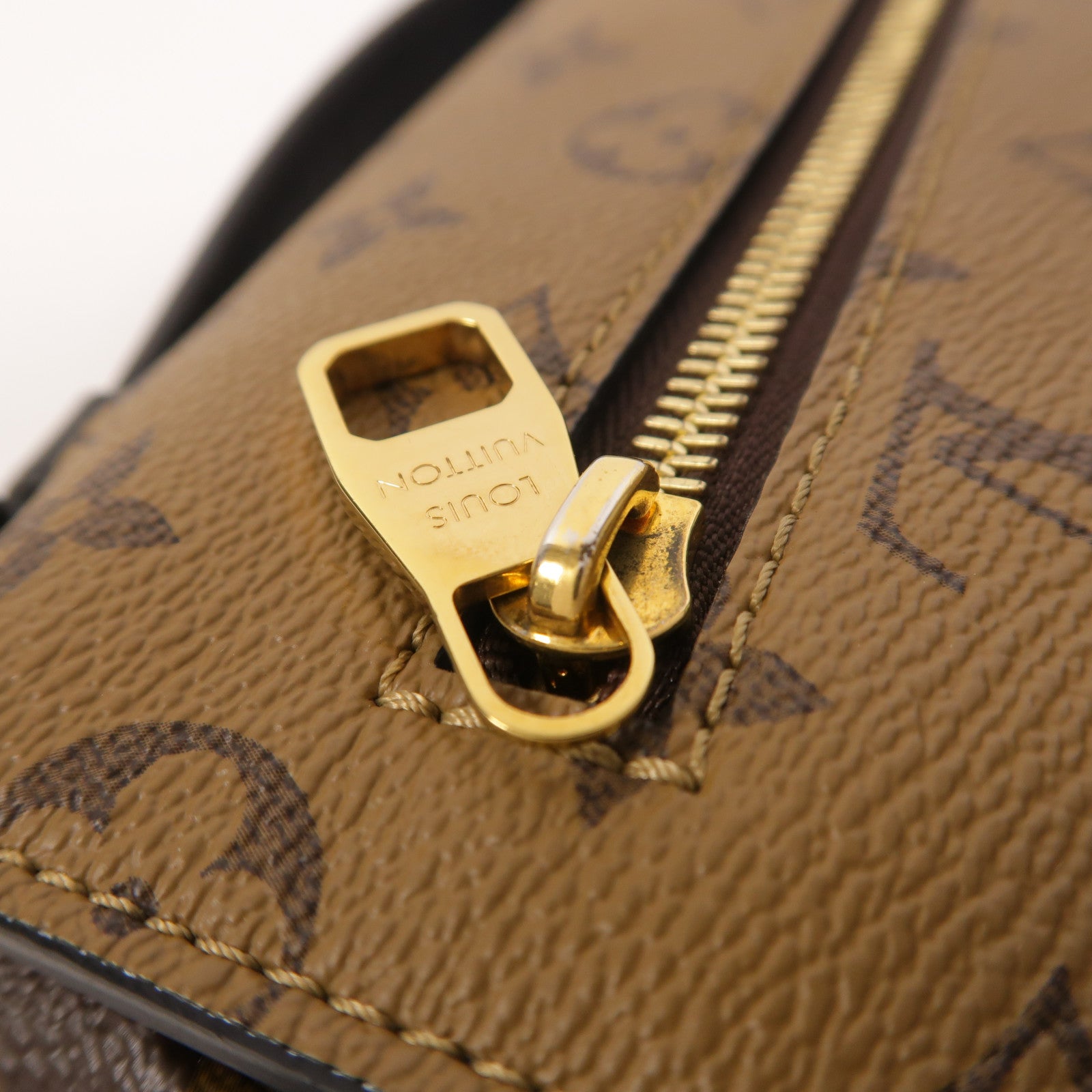 LOUIS VUITTON Monogram Reverse Pochette Metis金扣手挽肩背兩用袋