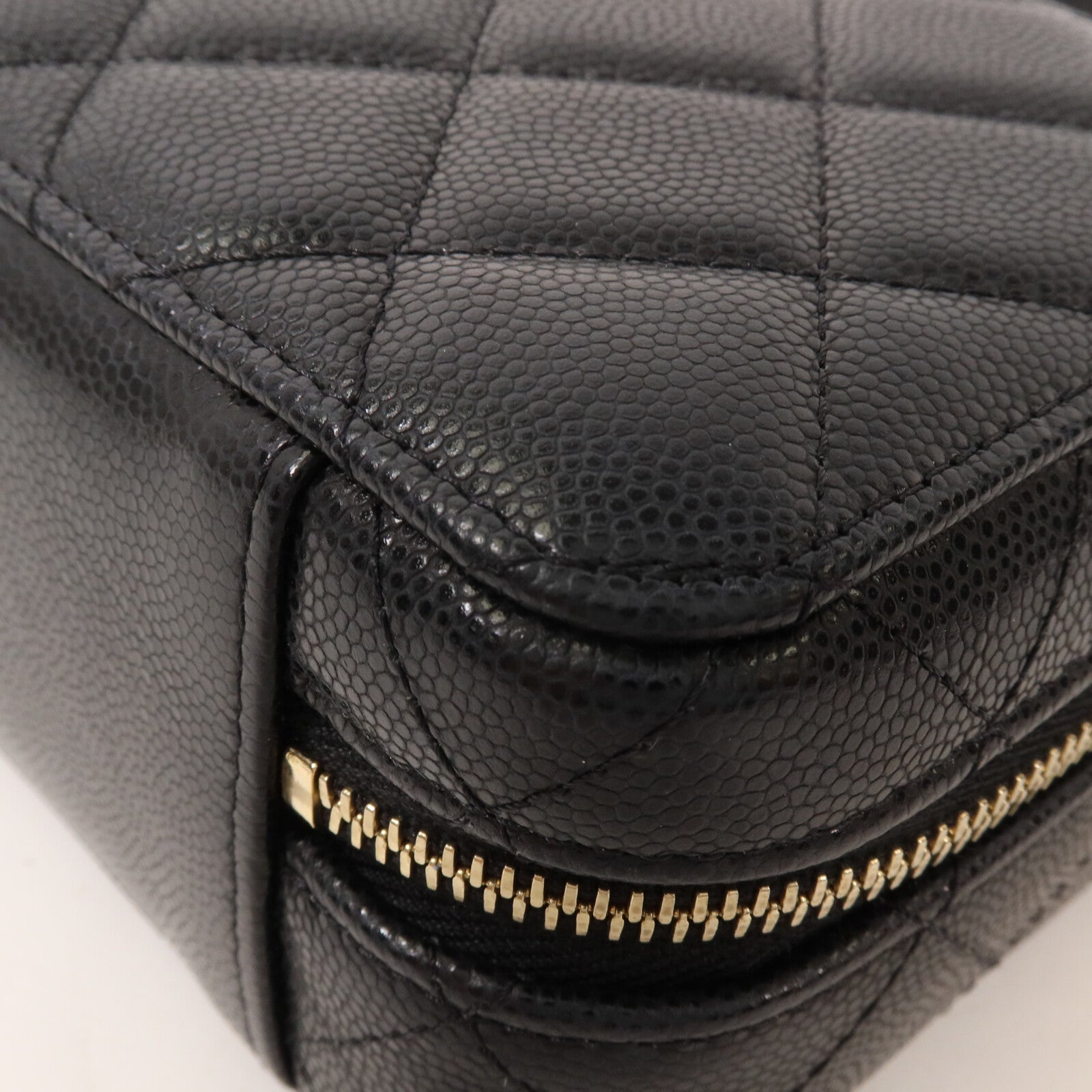 CHANEL 牛皮皮革Camera Bag鏈帶肩背袋