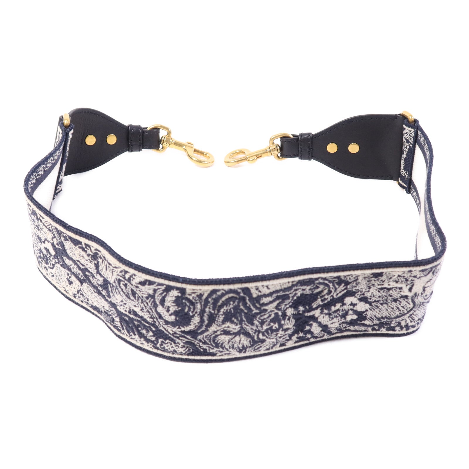 Dior 帆布Shoulder Strap金扣肩帶