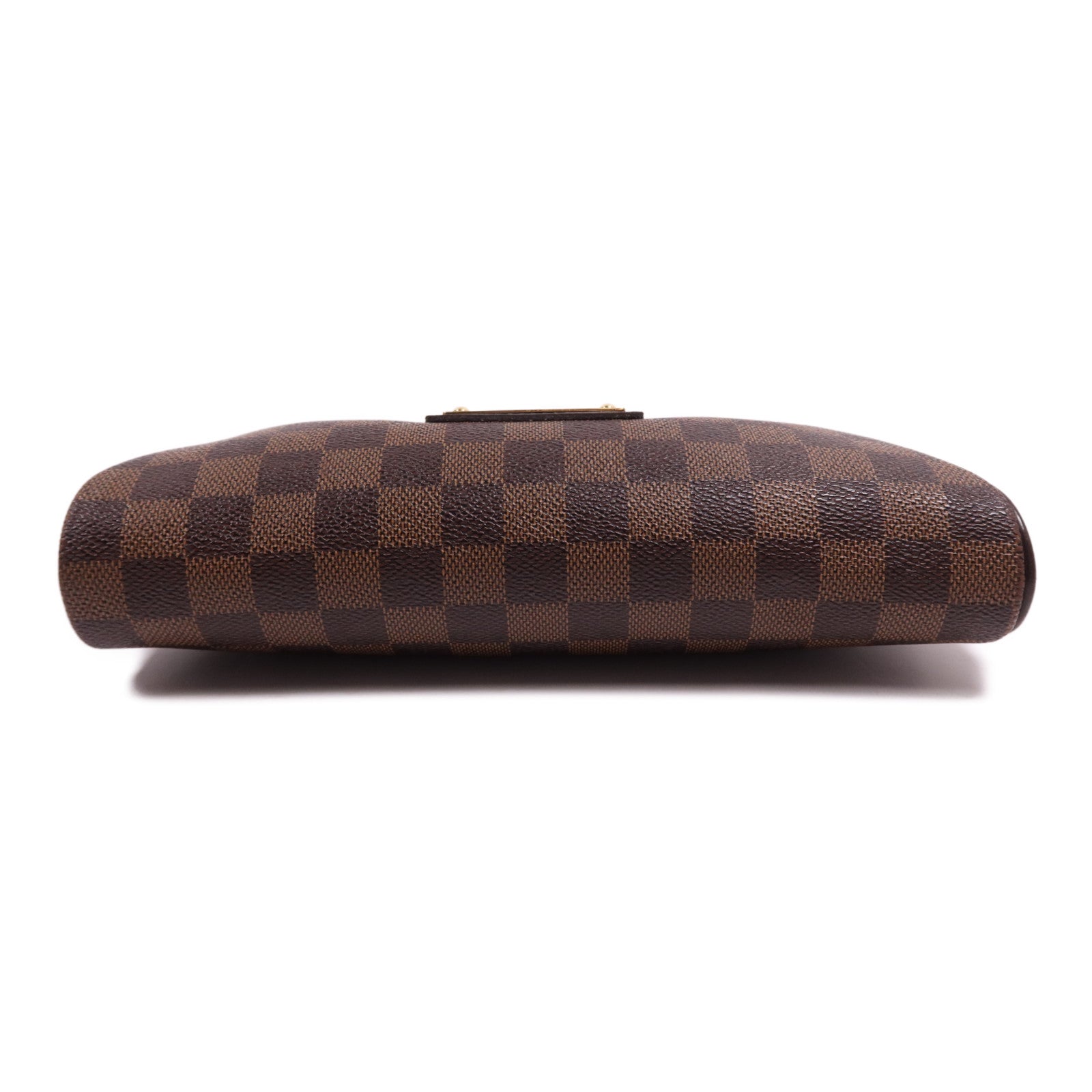 LOUIS VUITTON Damier Eva金扣手挽肩背兩用袋棕色