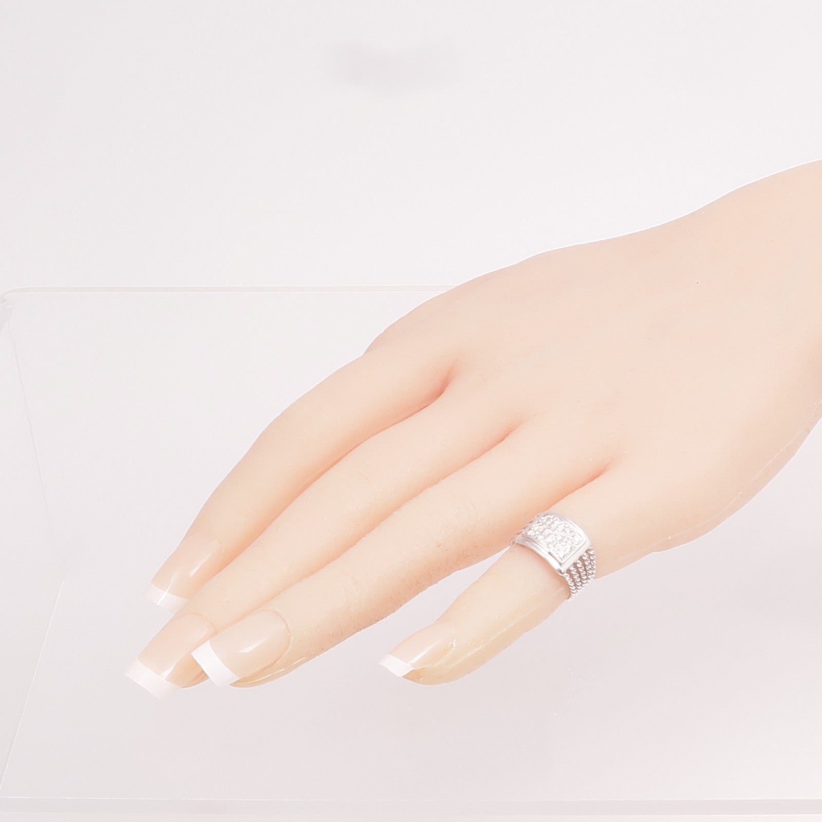 JEWELRY 【激減優惠】18K白金Diamond Ring鑽石戒指US#2.75