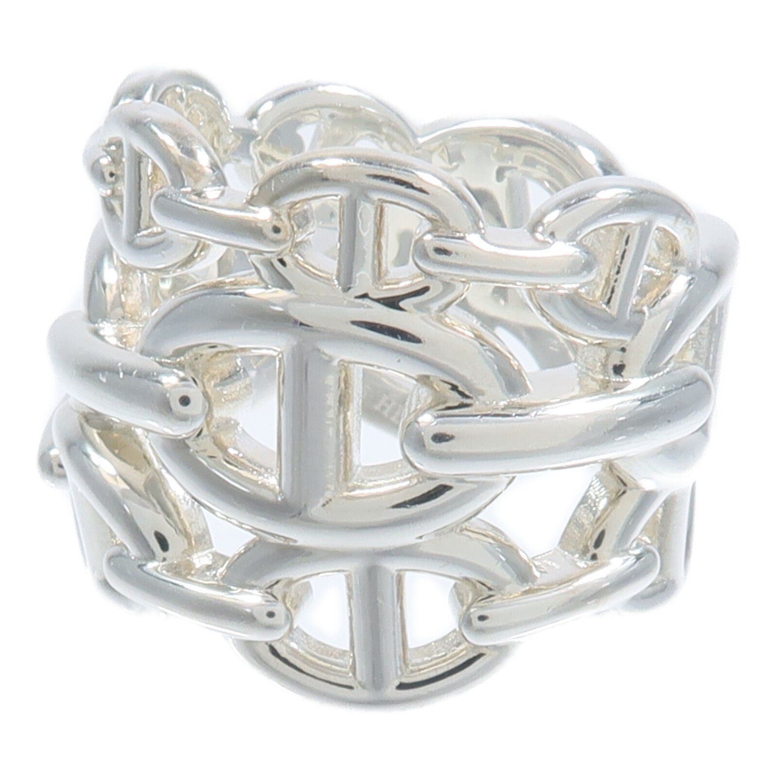 HERMES 925純銀Chaine d'Ancre Enchainee戒指