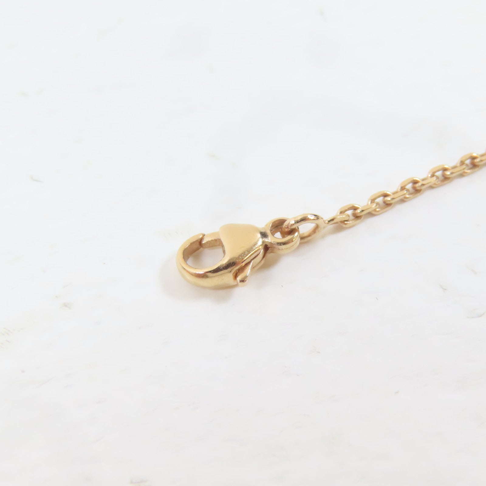 HERMES 金屬Chaine D'Ancre項鍊金色/黑色#42cm