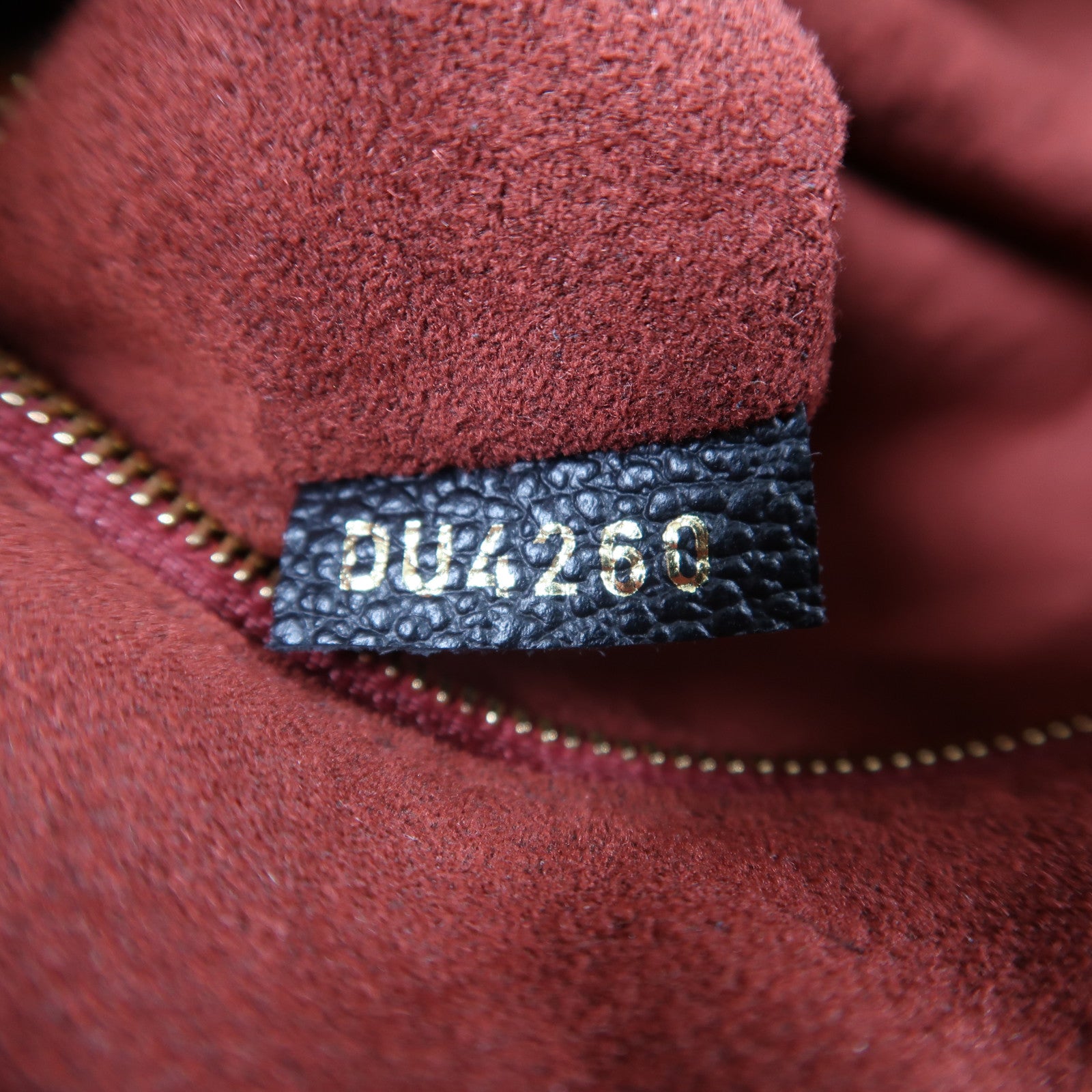 LOUIS VUITTON Monogram Empreinte On The Go金扣手挽肩背兩用袋黑色/米色