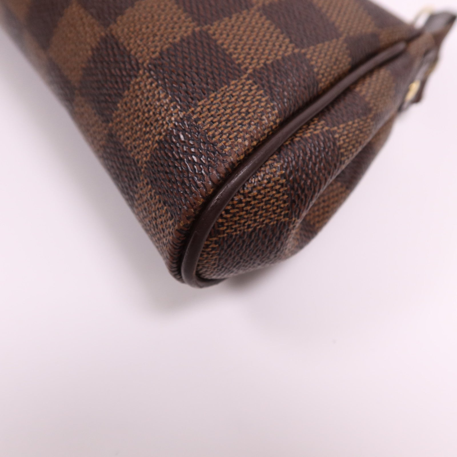 LOUIS VUITTON Damier Eva金扣手挽肩背兩用袋棕色
