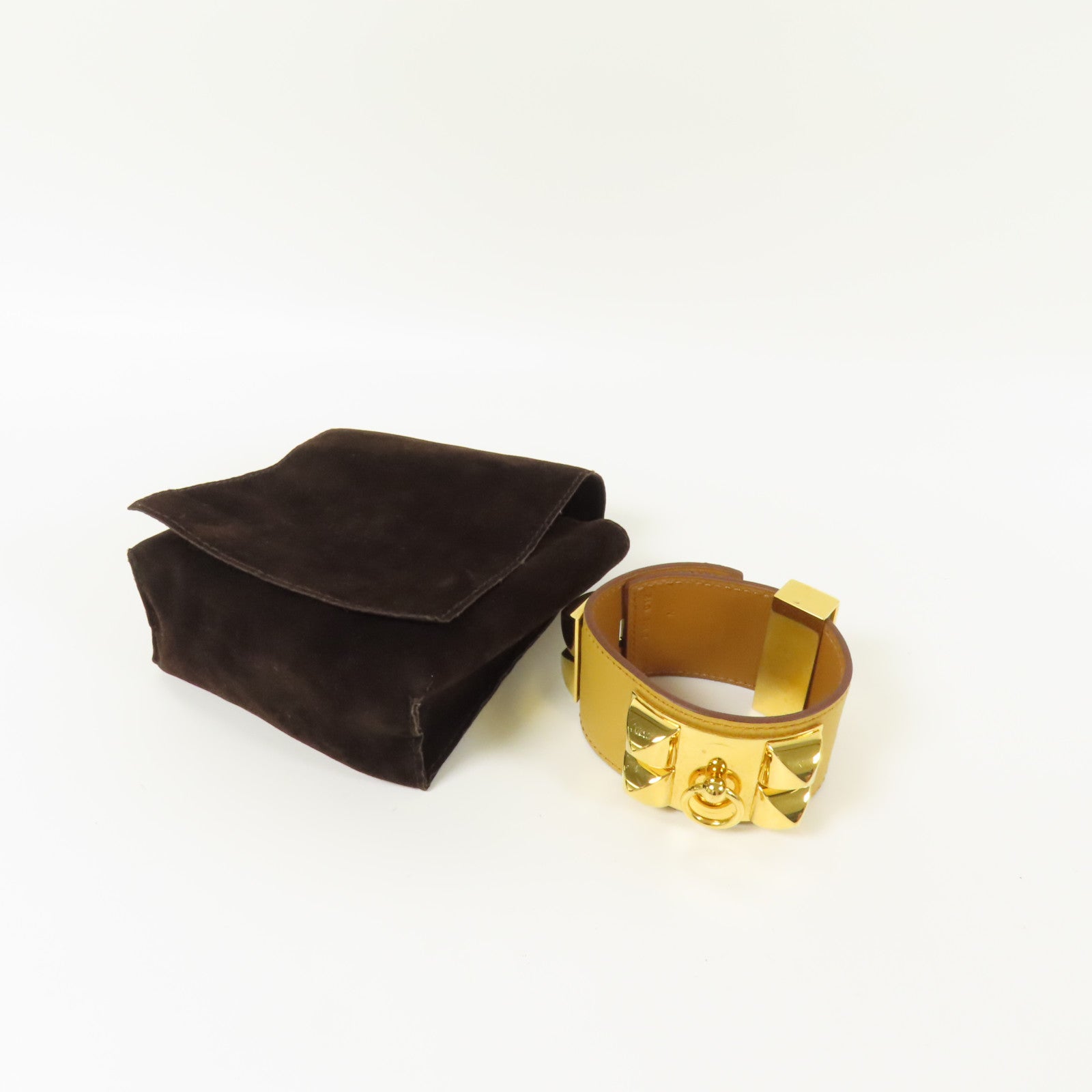 HERMES Swift皮革CDC Bracelet手鐲Hermes#S