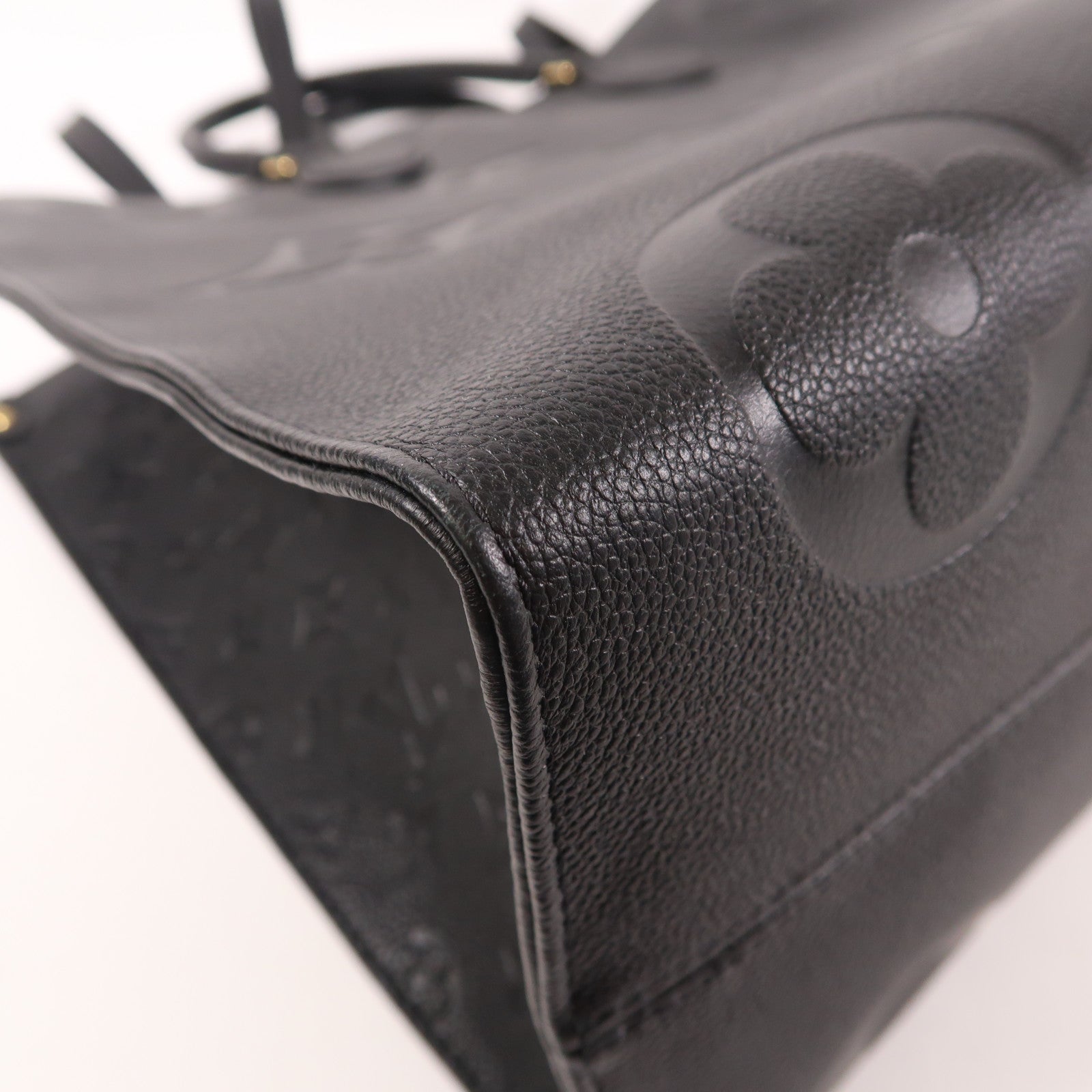 LOUIS VUITTON Monogram Empreinte On The Go GM金扣手挽肩背兩用袋