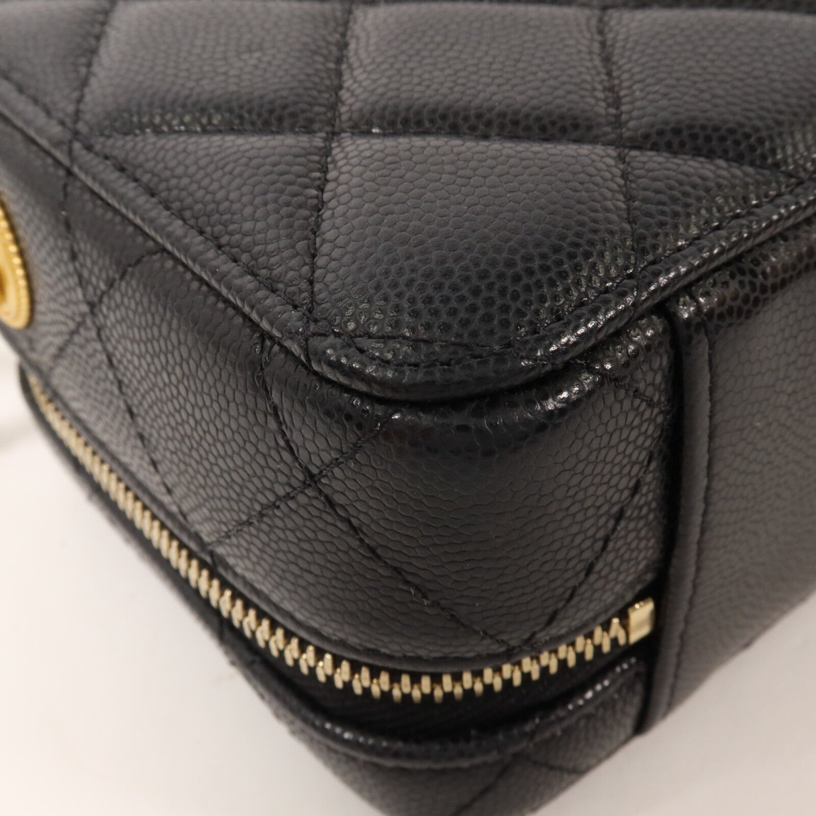 CHANEL 牛皮皮革Camera Bag鏈帶肩背袋