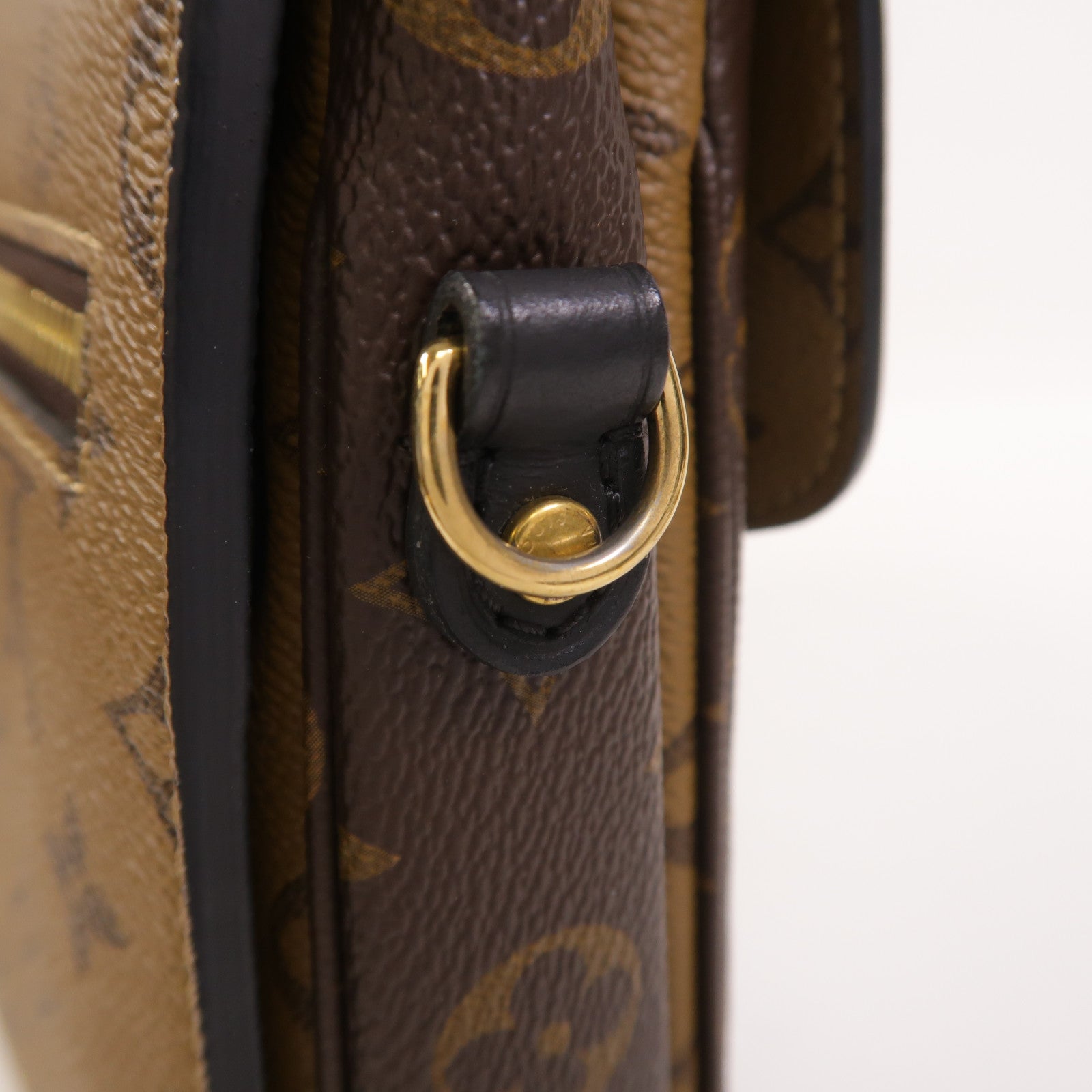LOUIS VUITTON Monogram Reverse Pochette Metis金扣手挽肩背兩用袋