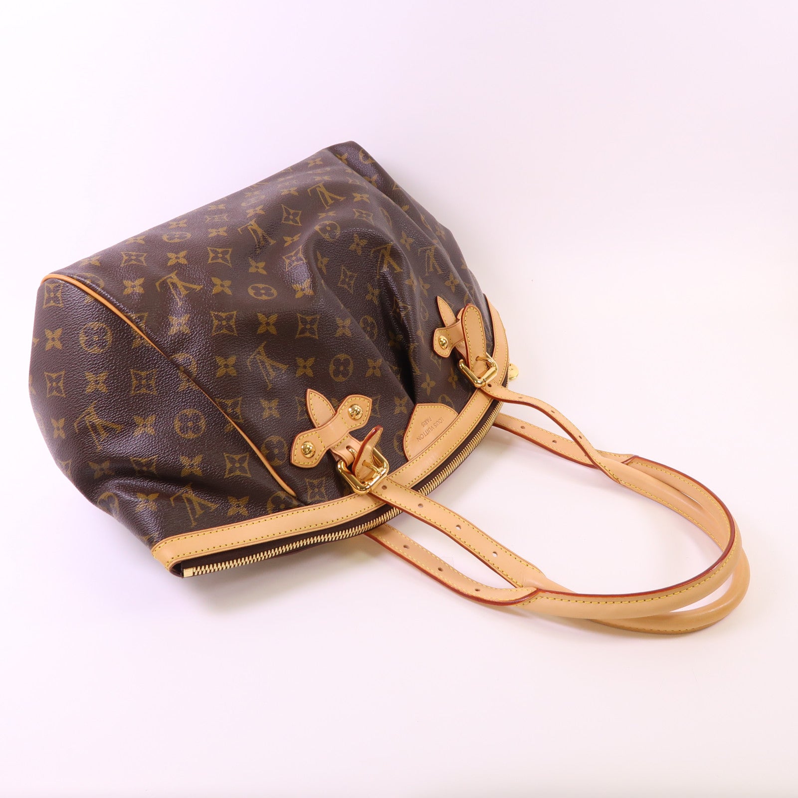 LOUIS VUITTON Monogram Tivoli GM金扣肩背袋